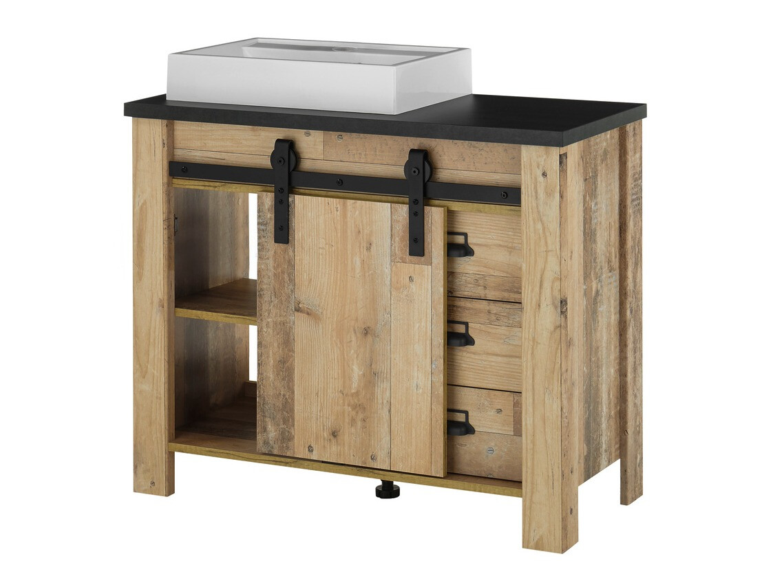 Ensemble de salle de bain Cirtale 138 (Arbre âgé + Anthracite)