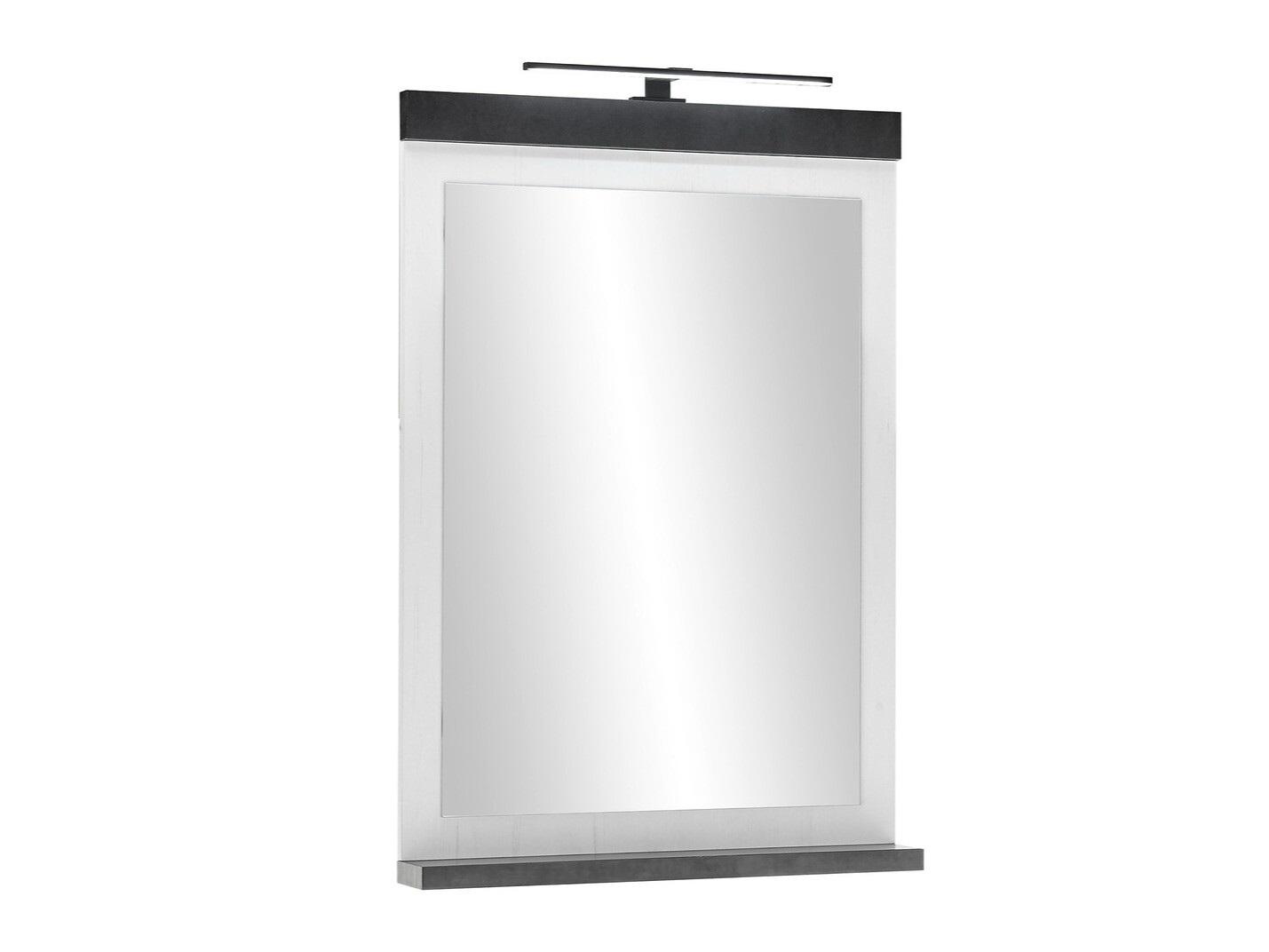 Ensemble de salle de bain Cirtale 138 (Pin blanchi + Anthracite)