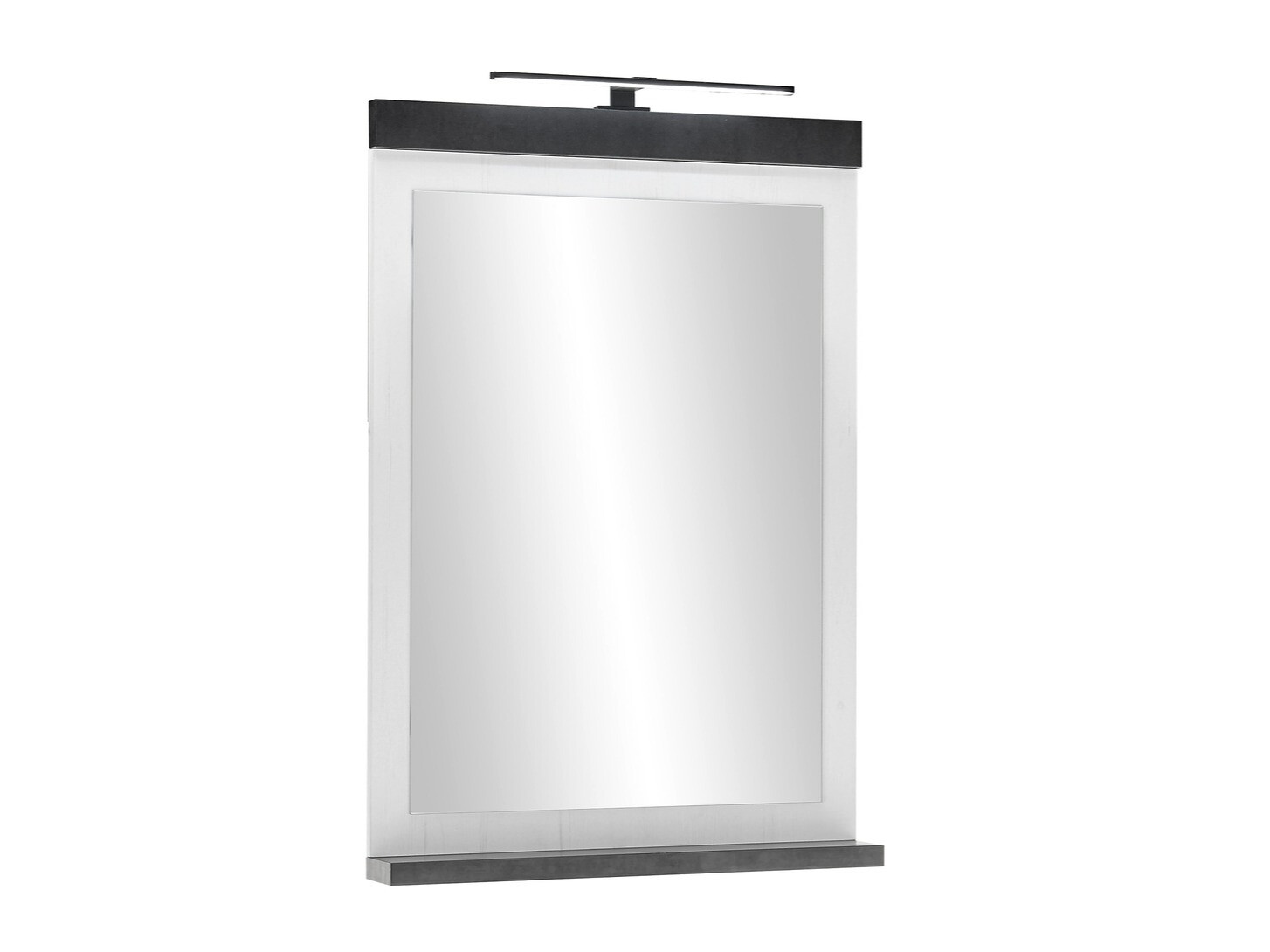 Ensemble de salle de bain Cirtale 139 (Pin blanchi + Anthracite)