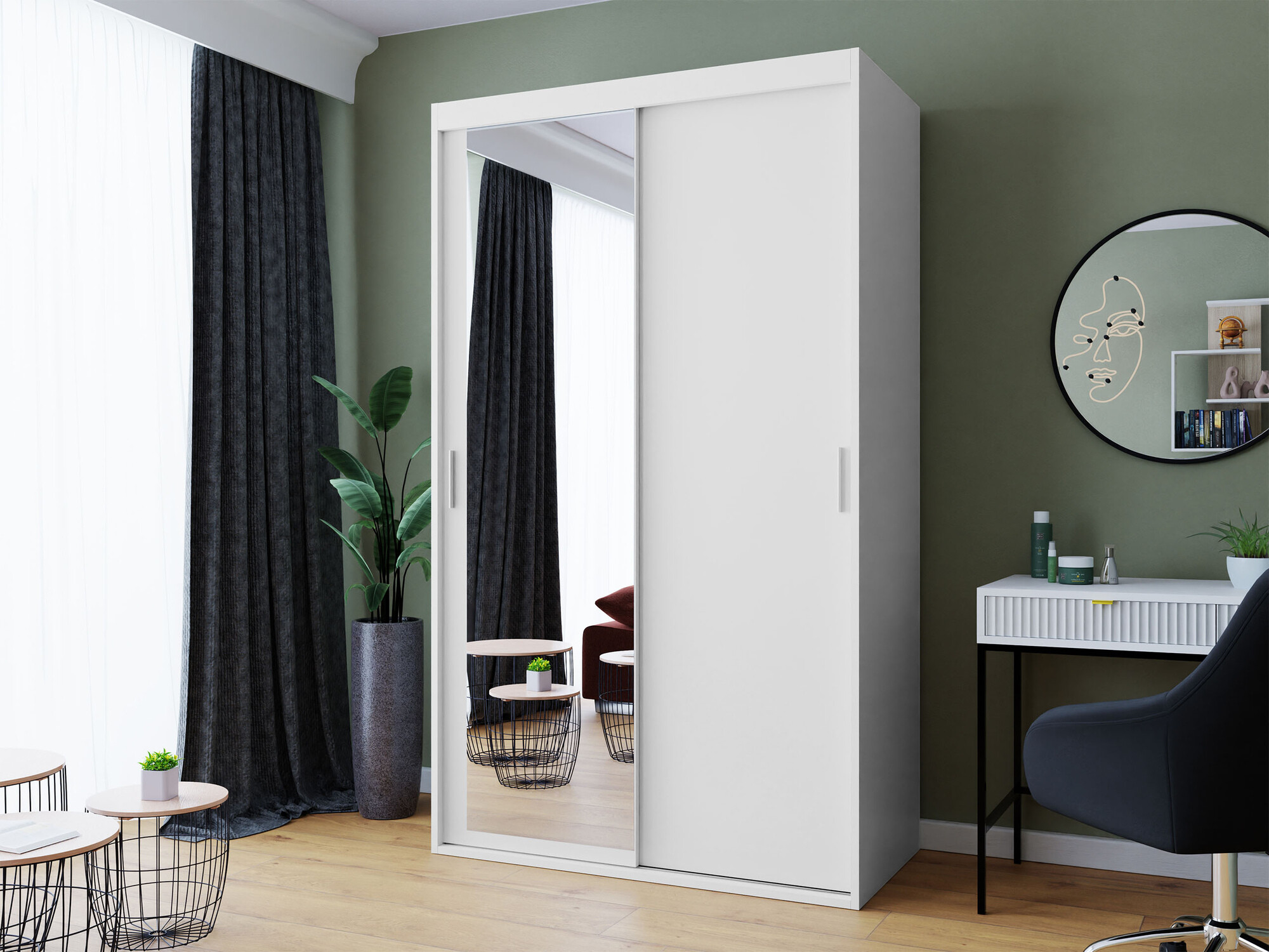 Armoire Apopka 102 (Blanc)
