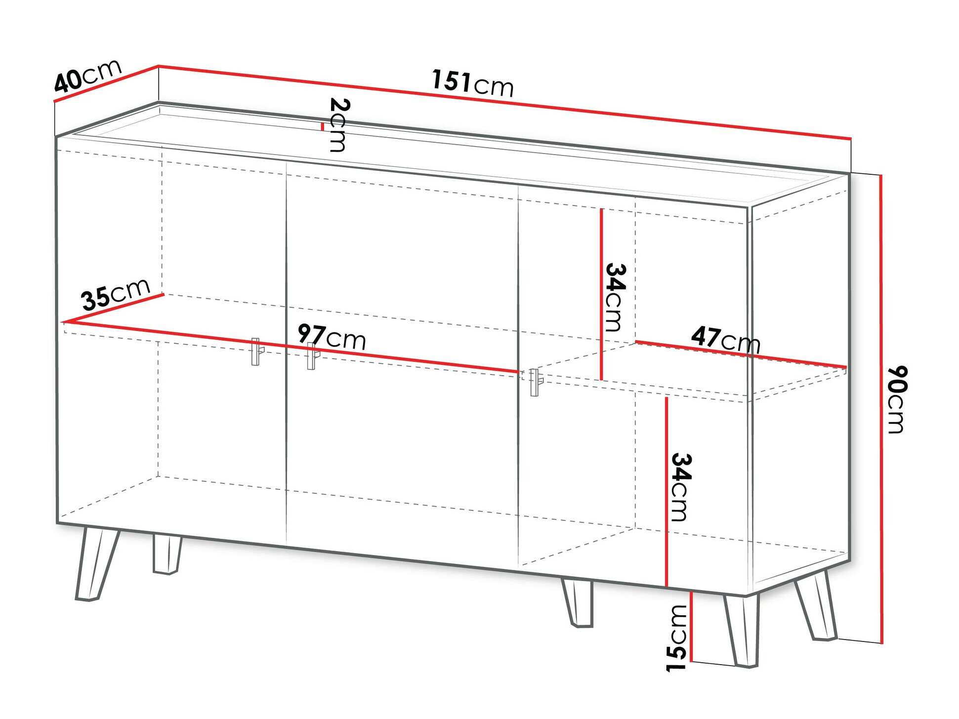 Buffet Comfivo Hedera