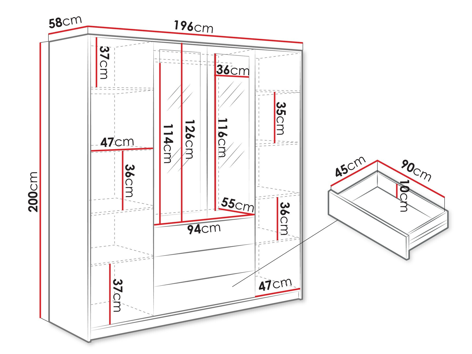 Armoire Musum (Cachemire)