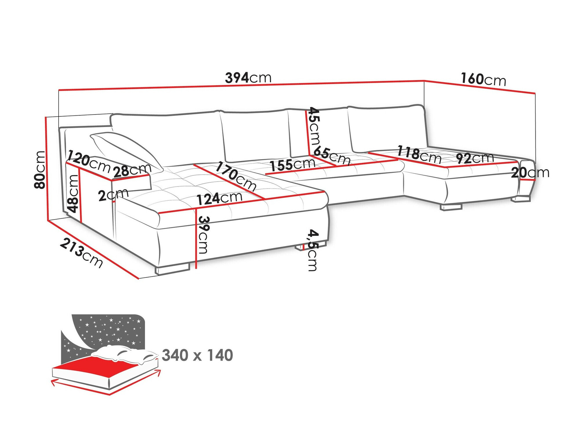 Canapé d'angle Comfivo 106 (Coral 70)