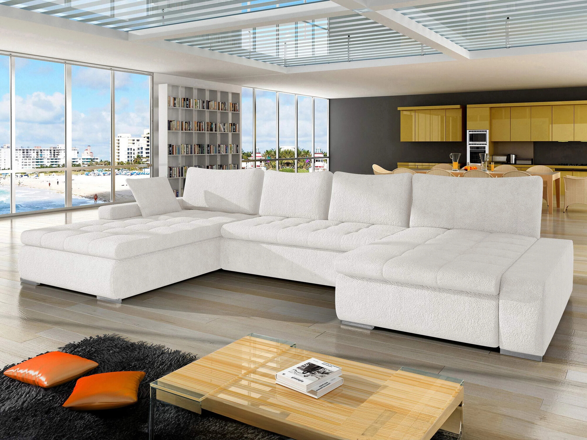 Canapé d'angle Comfivo 106 (Coral 70)