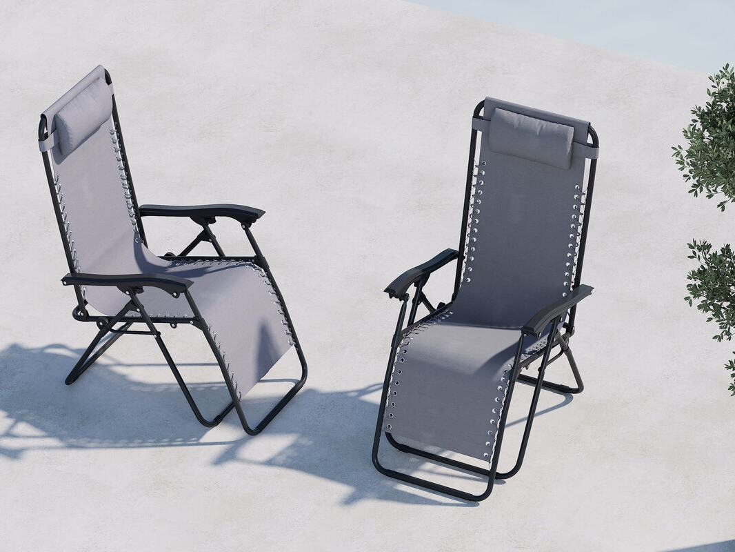 Chaise de jardin Dallas 4823 (Gris)