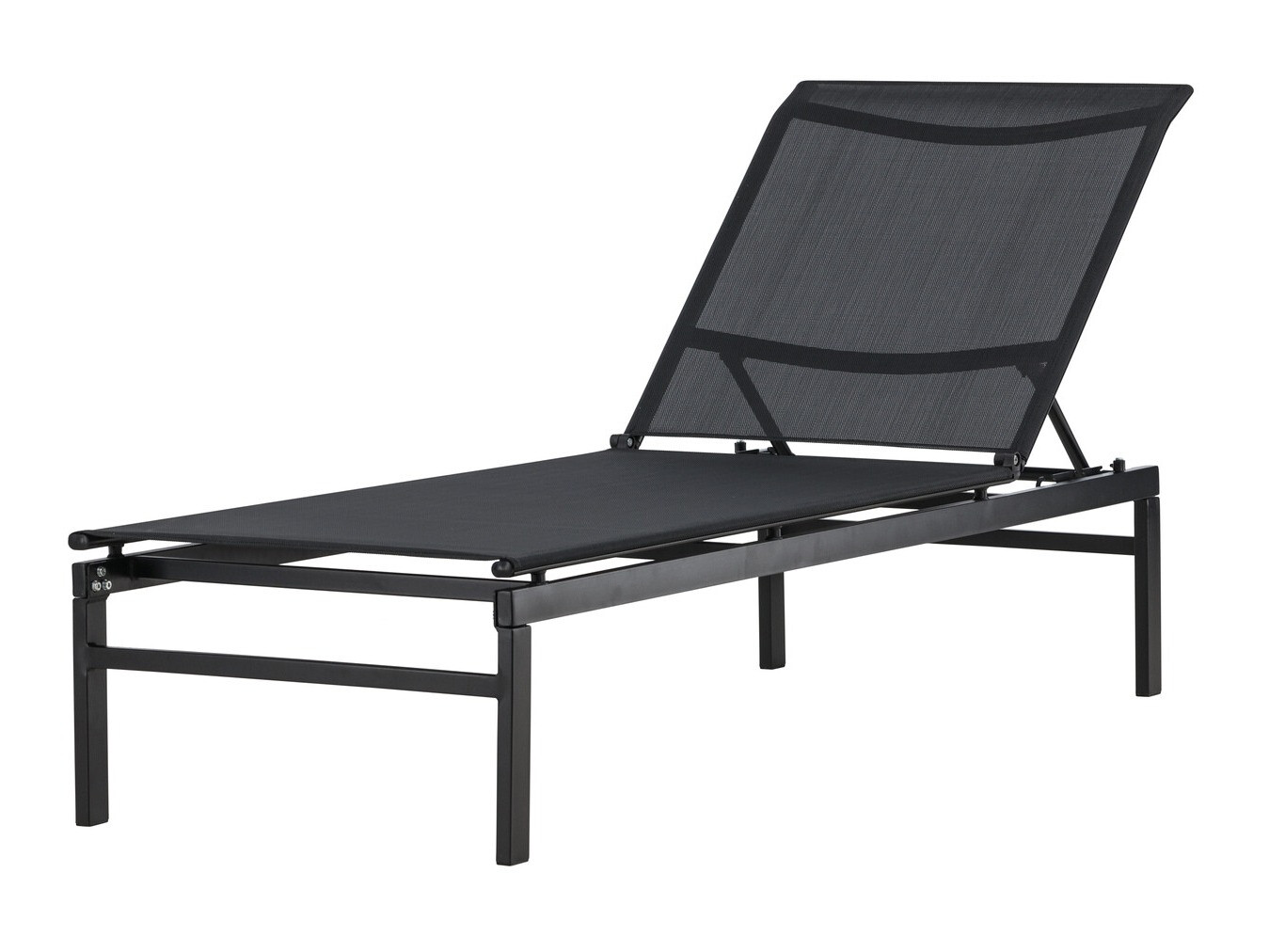 Chaise longue de jardin Dallas 4834 (Noir)