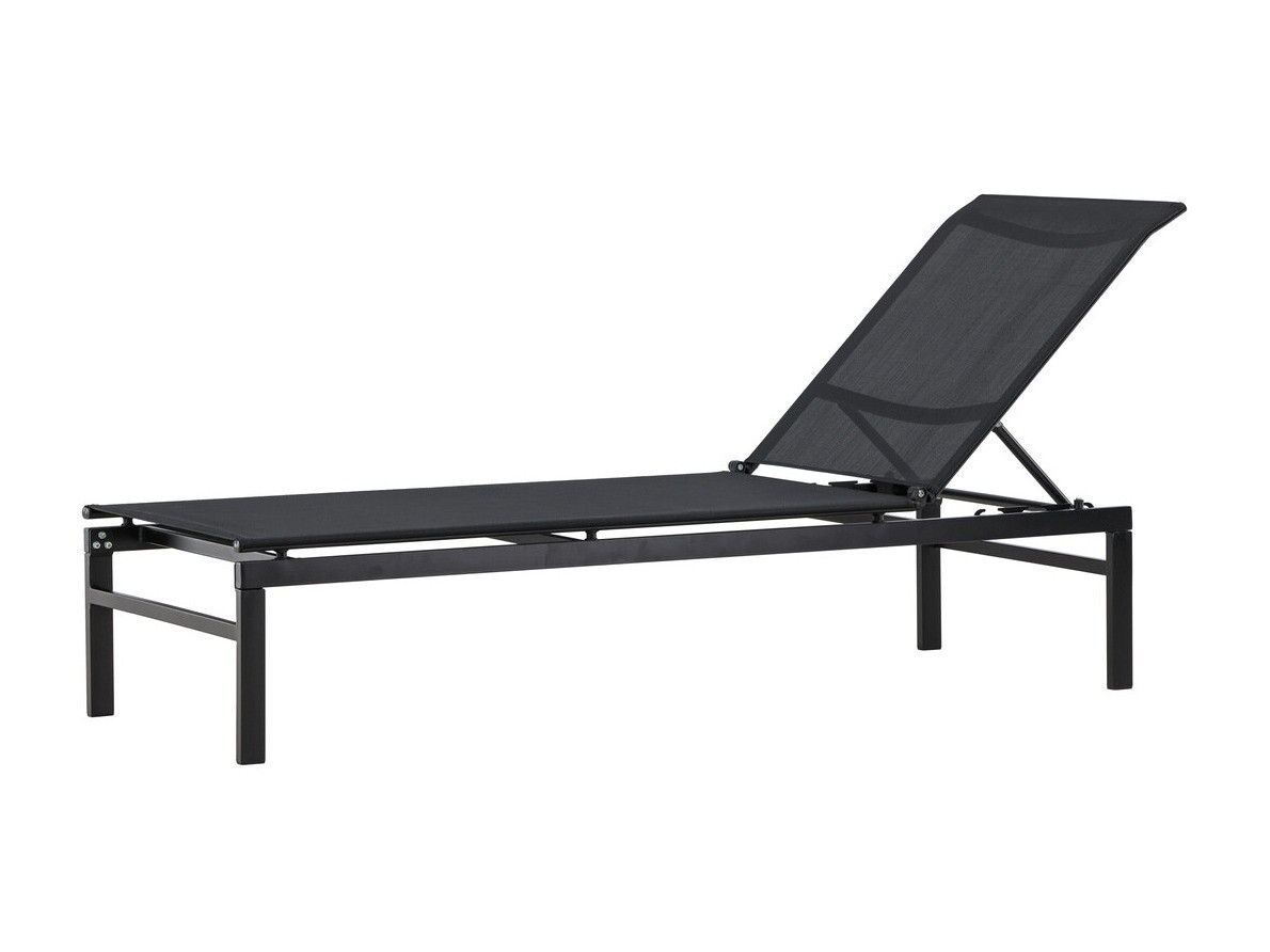 Chaise longue de jardin Dallas 4834 (Noir)