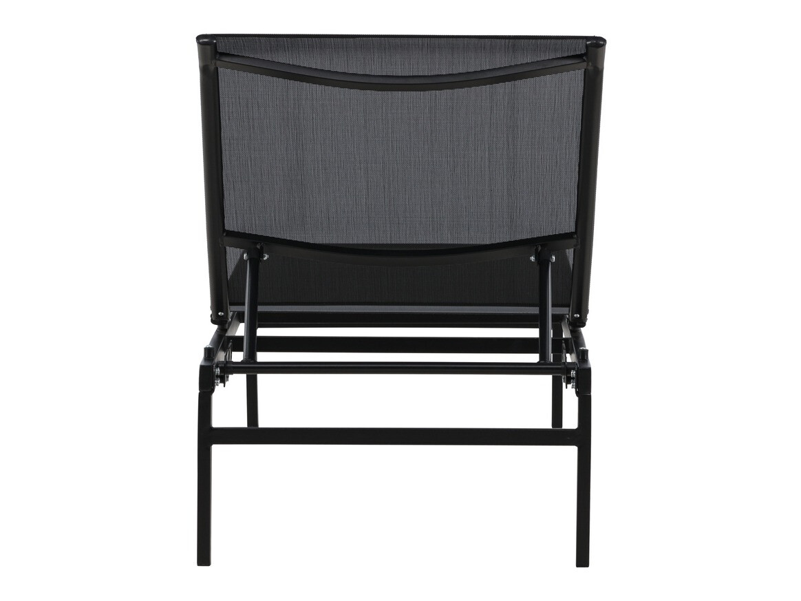 Chaise longue de jardin Dallas 4834 (Noir)