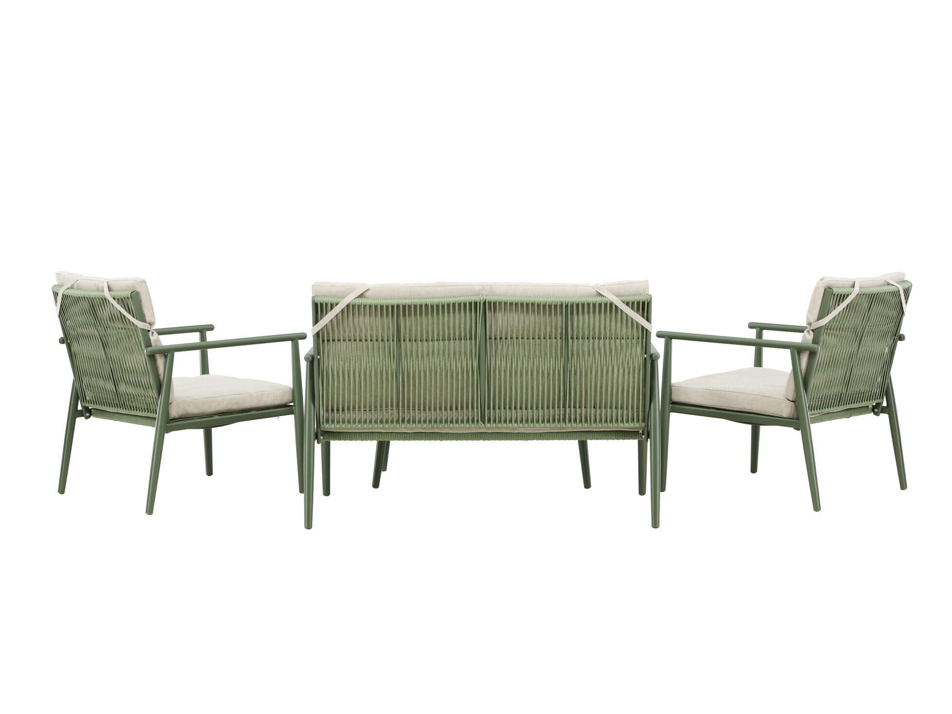 Ensemble de mobilier de jardin Dallas 4831 (Vert + Beige)