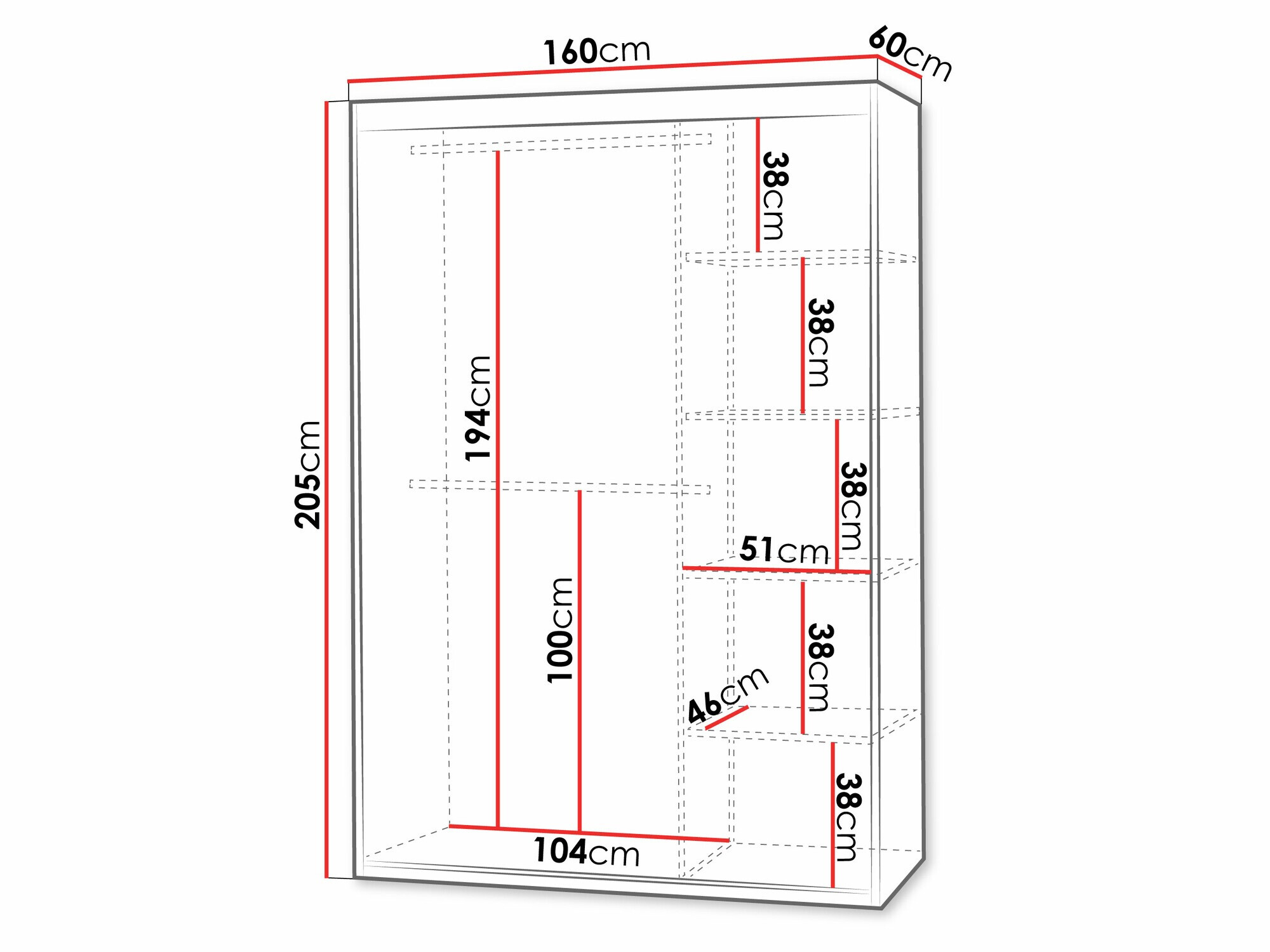 Armoire Cosmes (Blanc)