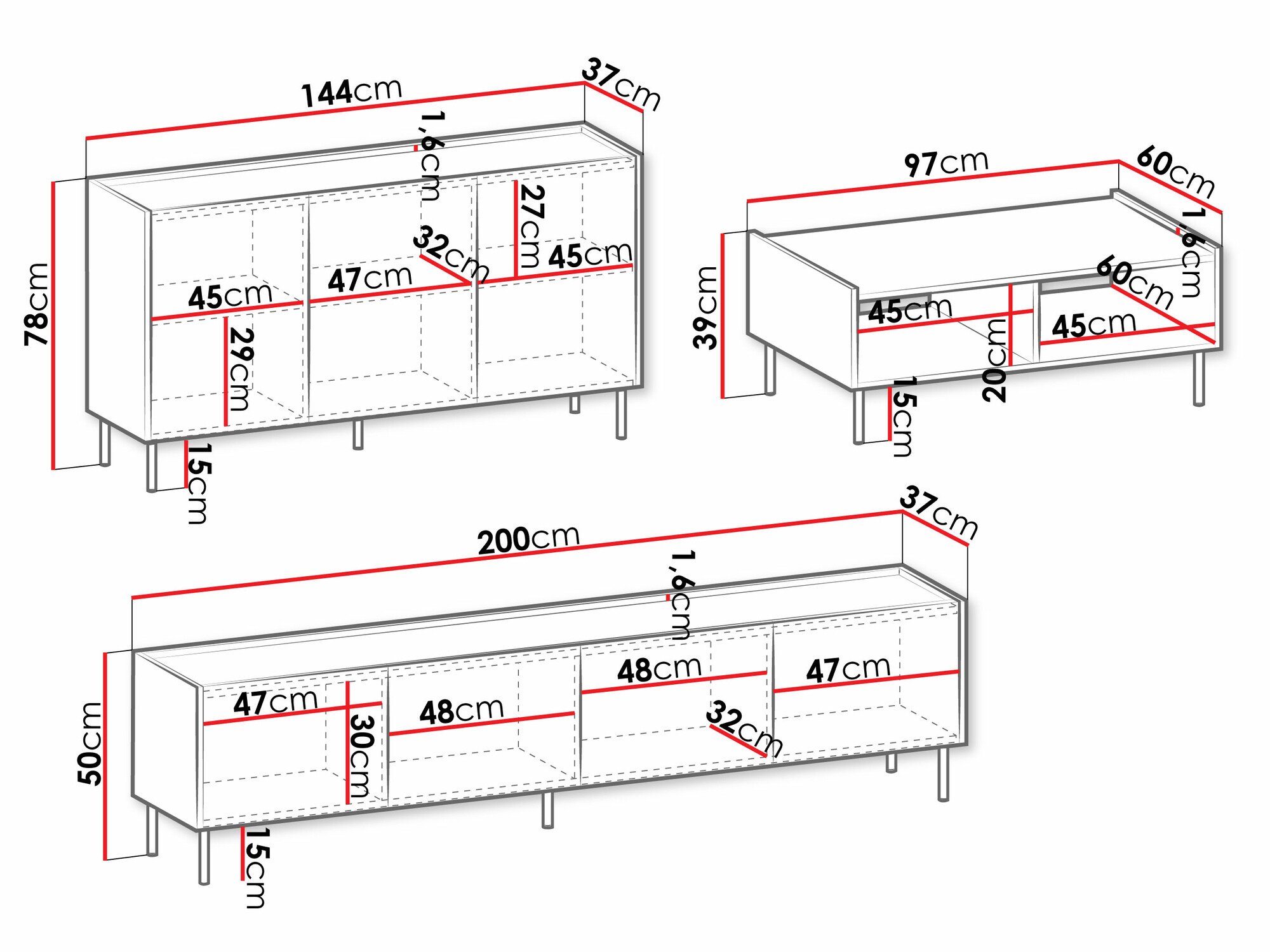 Ensemble de salon Comfivo Belviro I