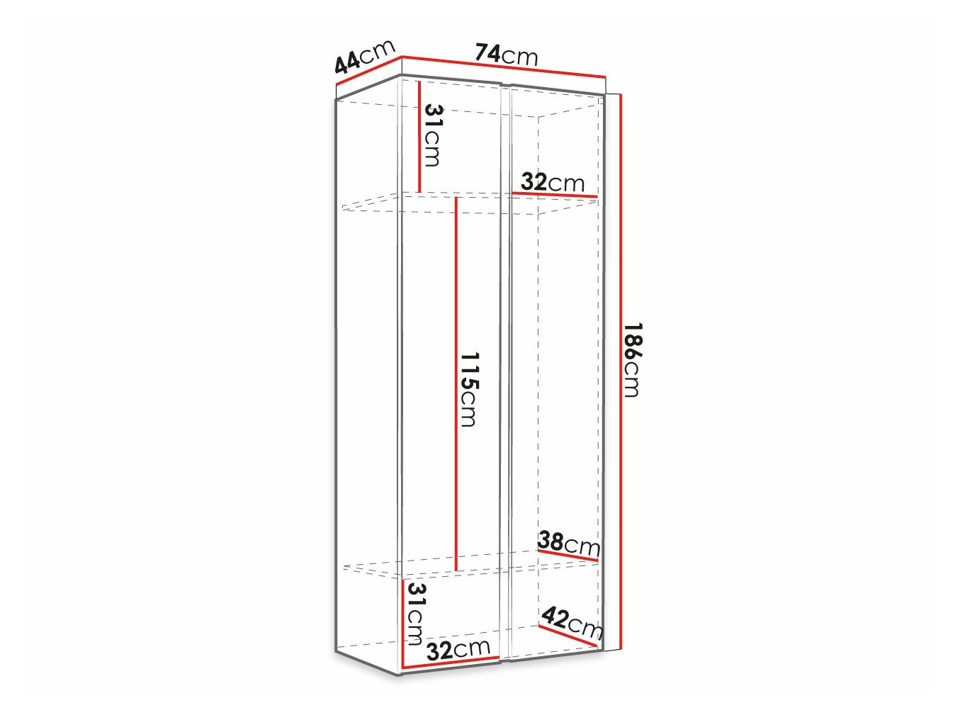 Armoire Pinis (Blanc)