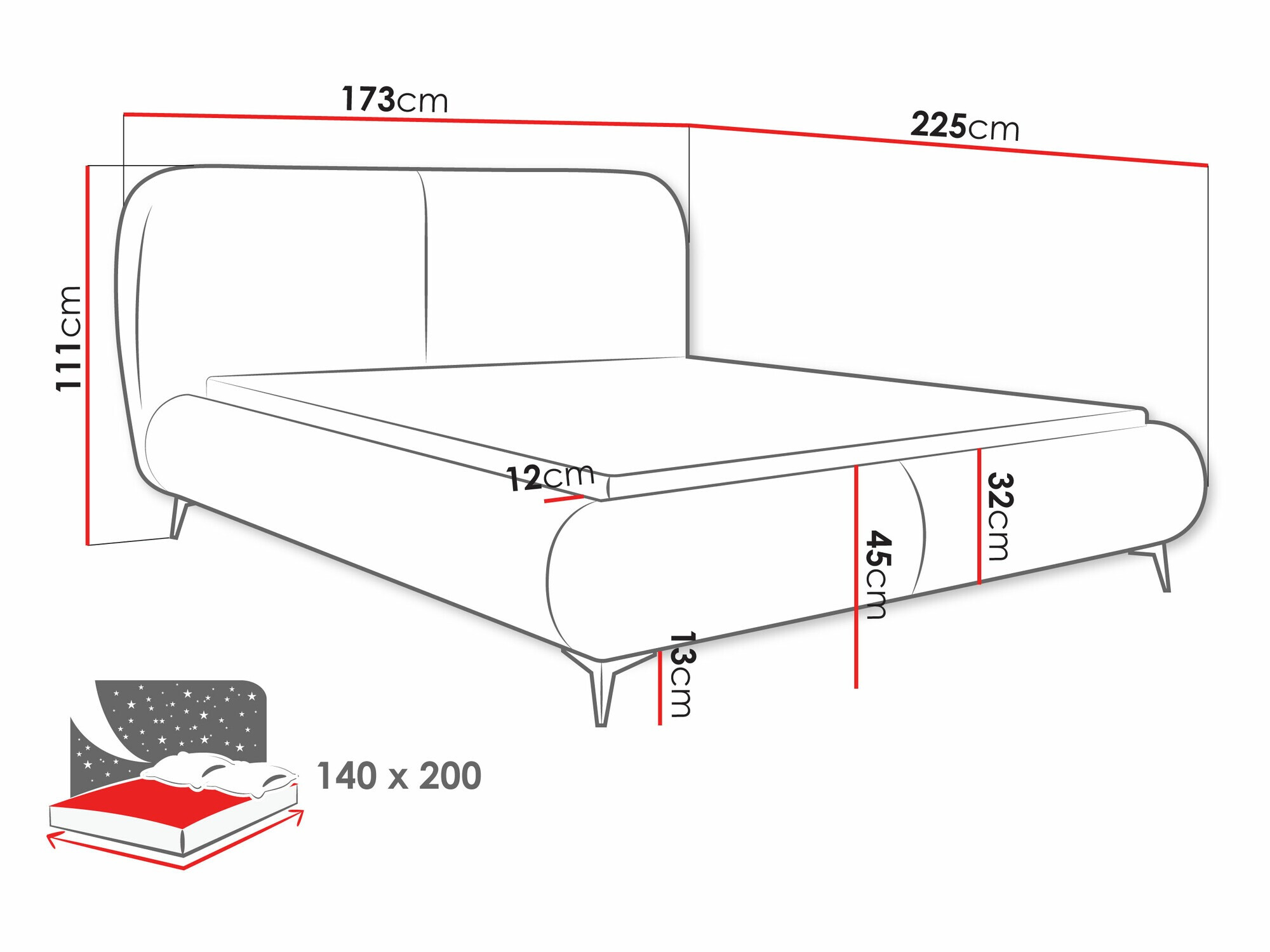 Lit Clovis 119 (Coral 55)