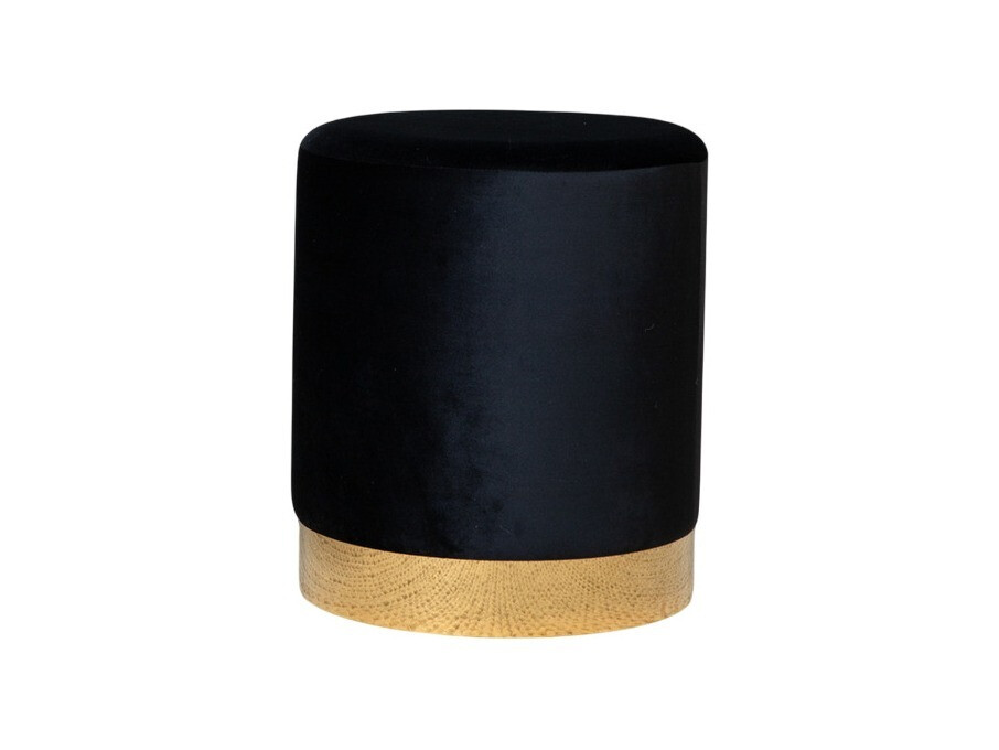 Pouf Dallas 2936 (Noir + Jaune brillant)