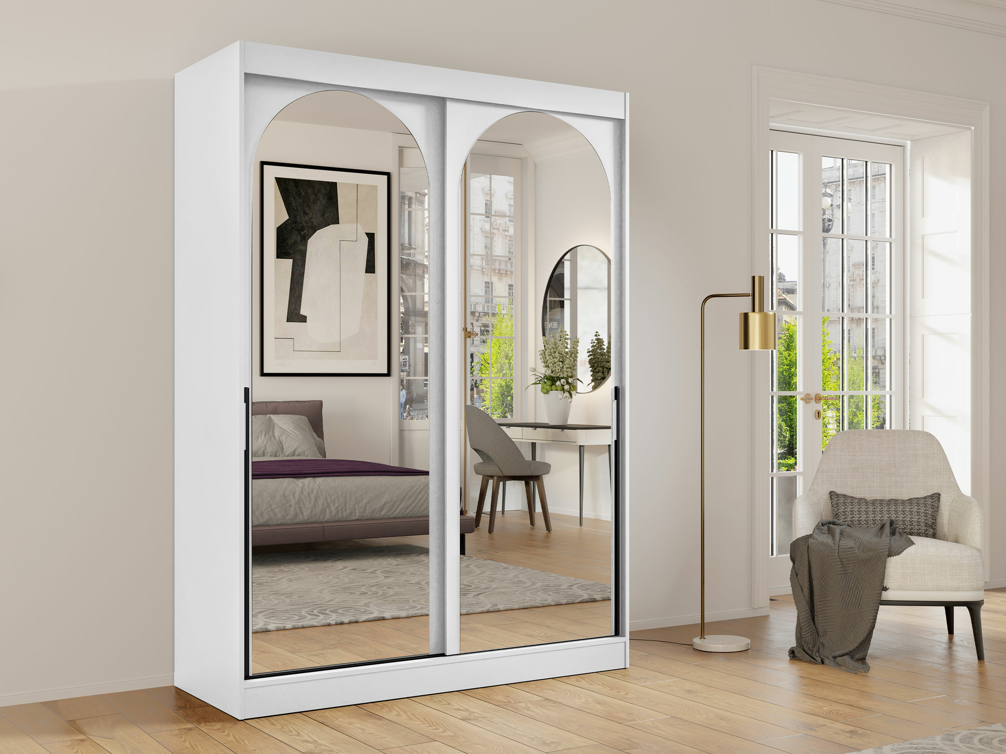 Armoire Toledo 131 (Blanc)