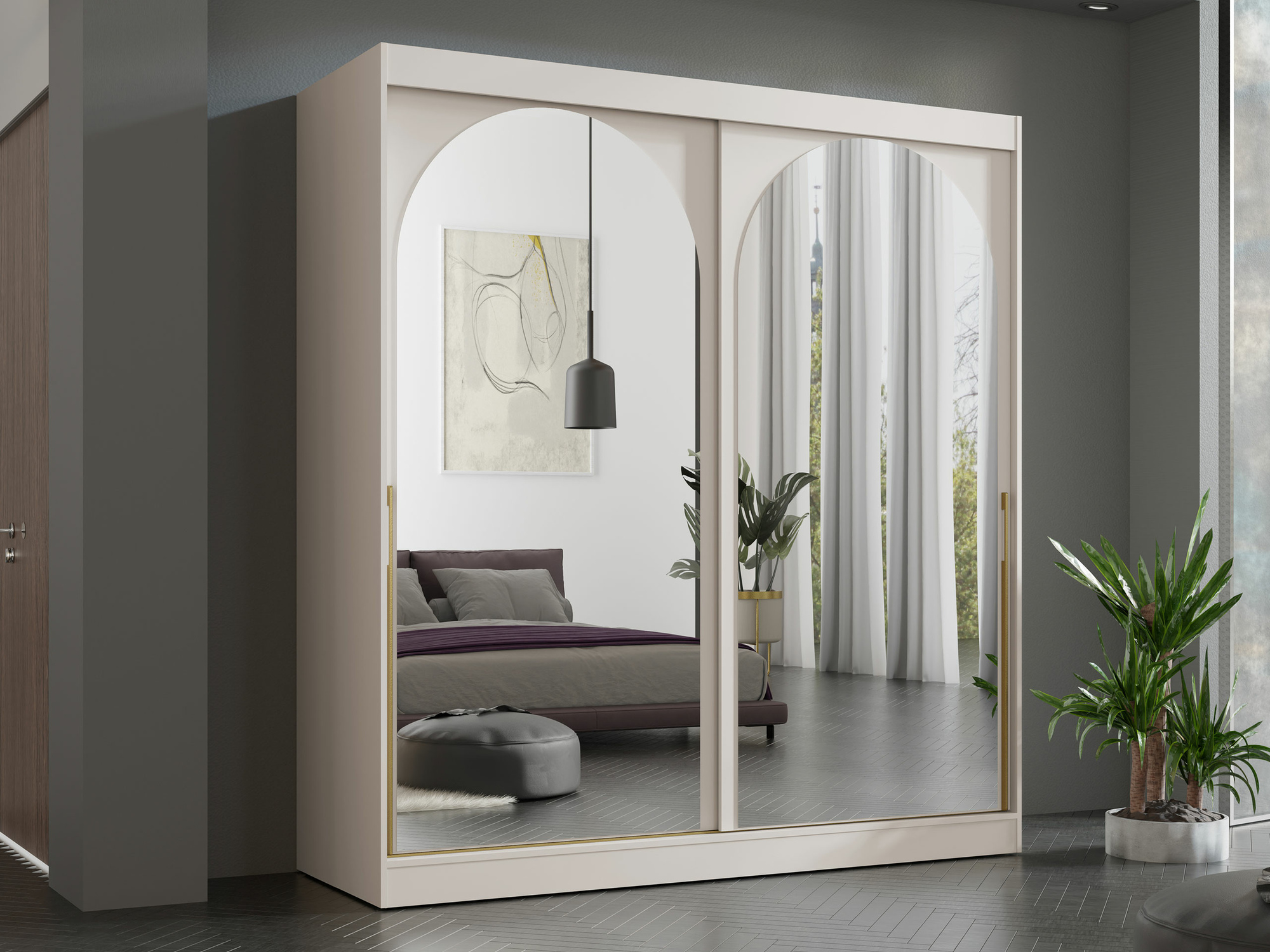Armoire Toledo 133 (Cachemire)
