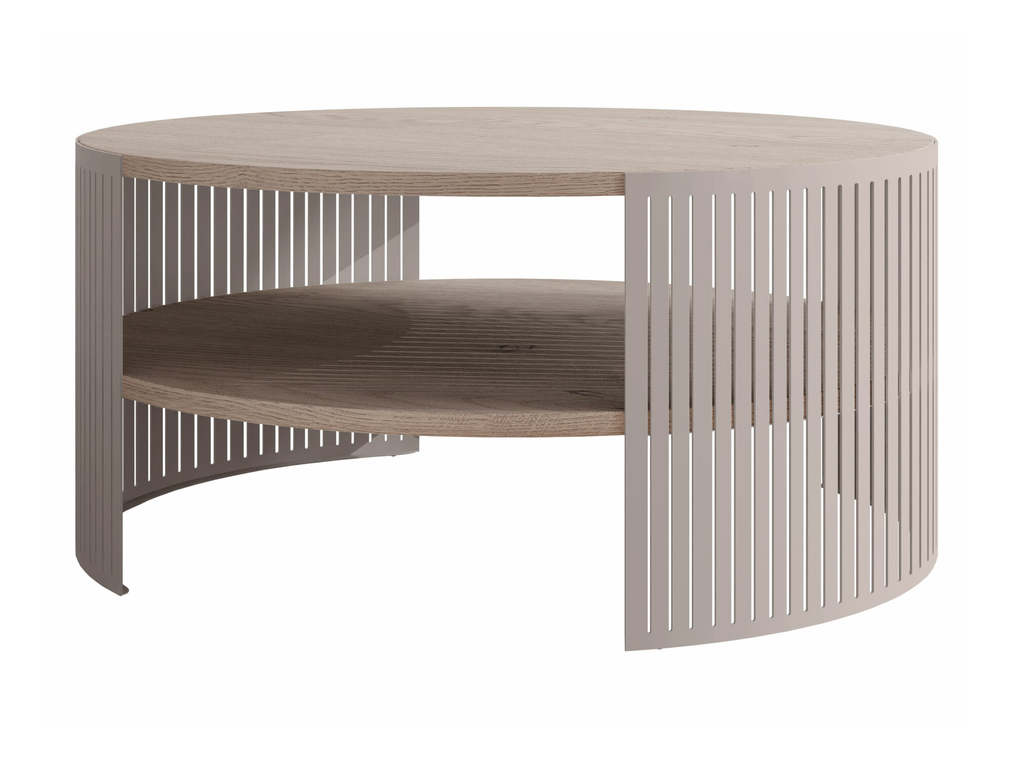 Table basse Civer VIII (Cachemire + Clair bois)