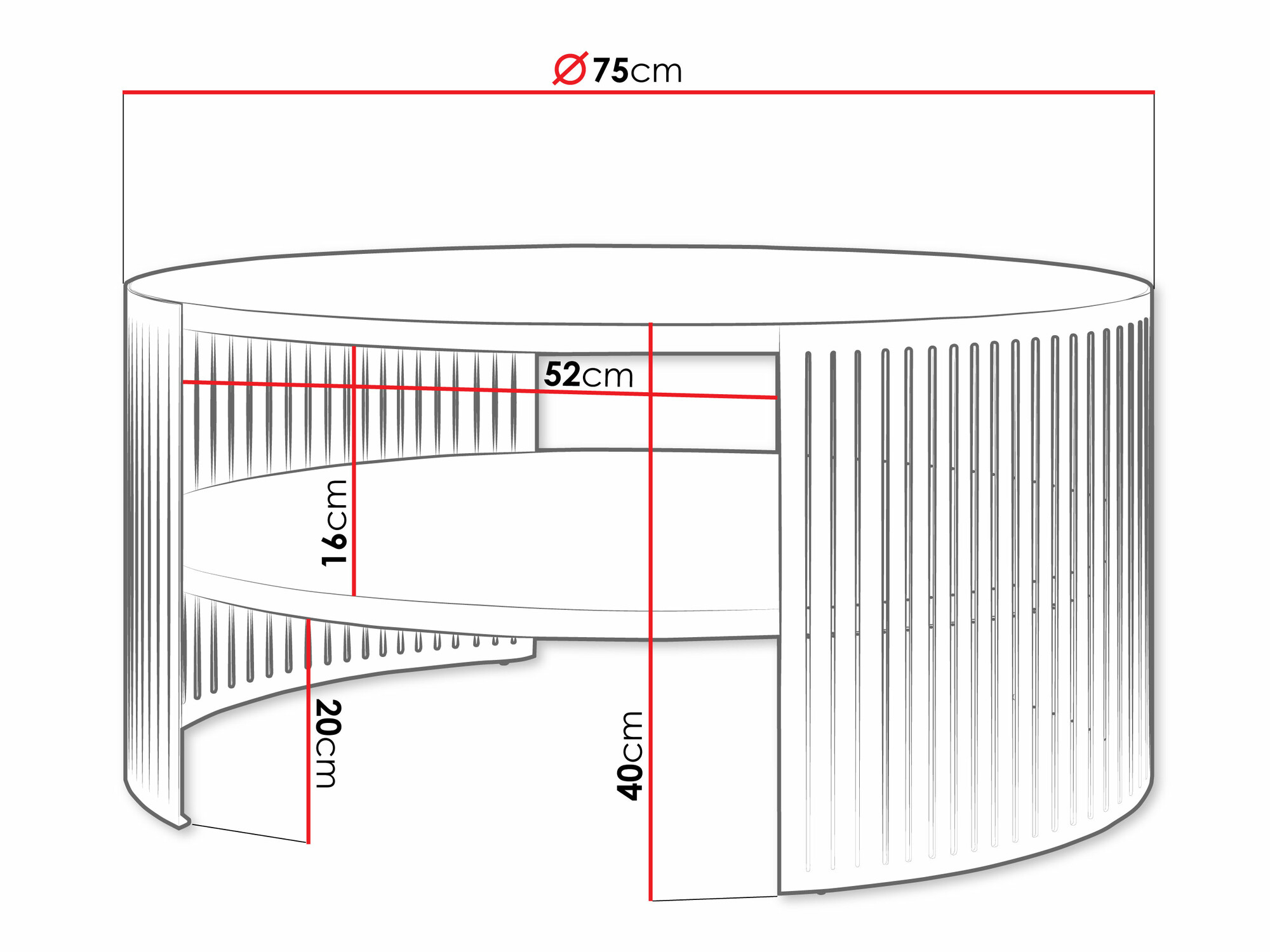 Table basse Civer VIII