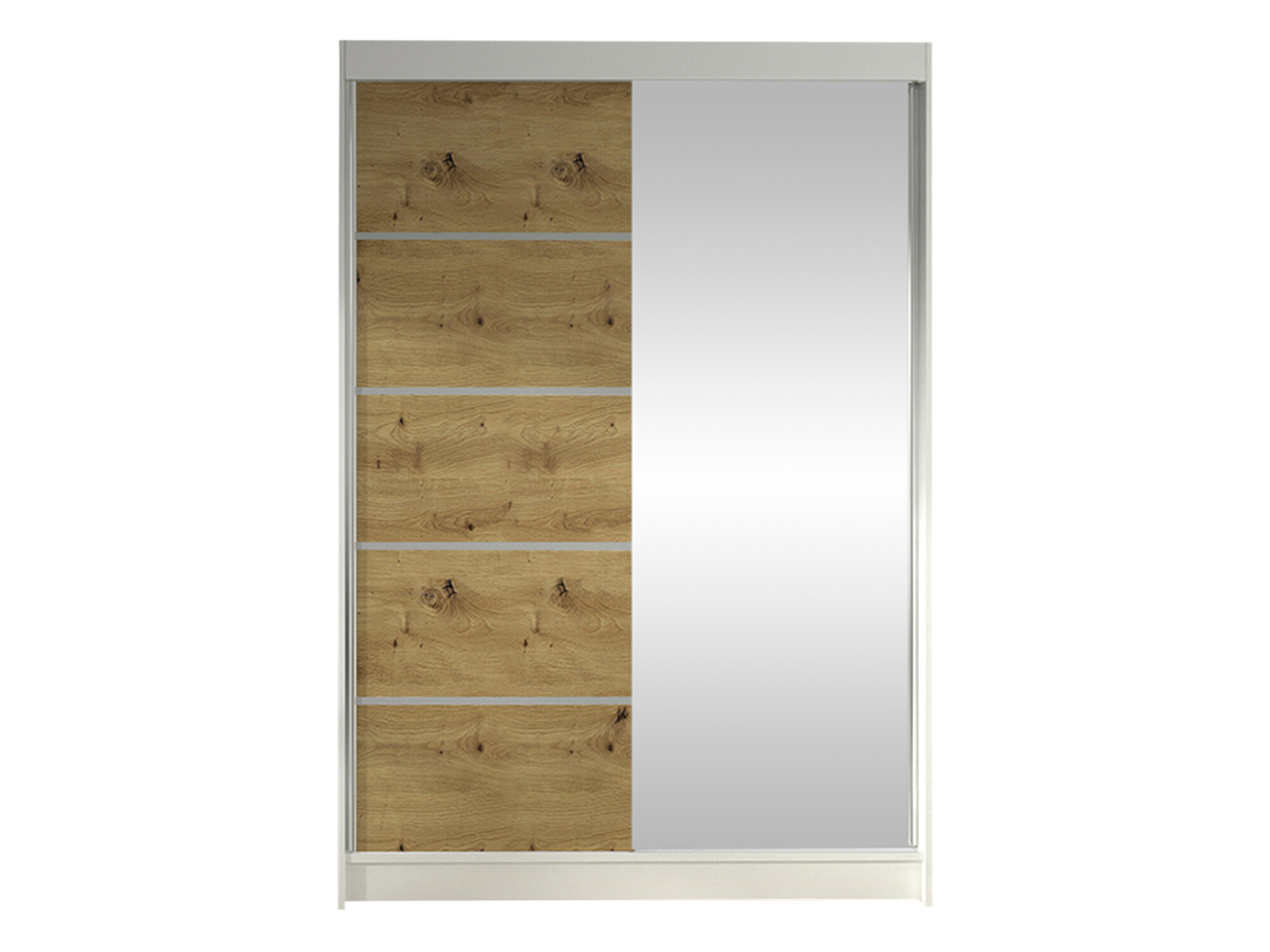Armoire Closico Salvor III (Blanc + Chêne Artisan)