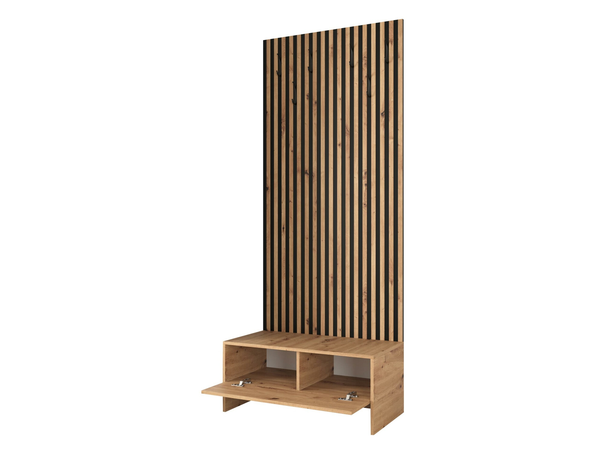 Meuble d'entrée Donio IV (Chêne Artisan + Soft 011)