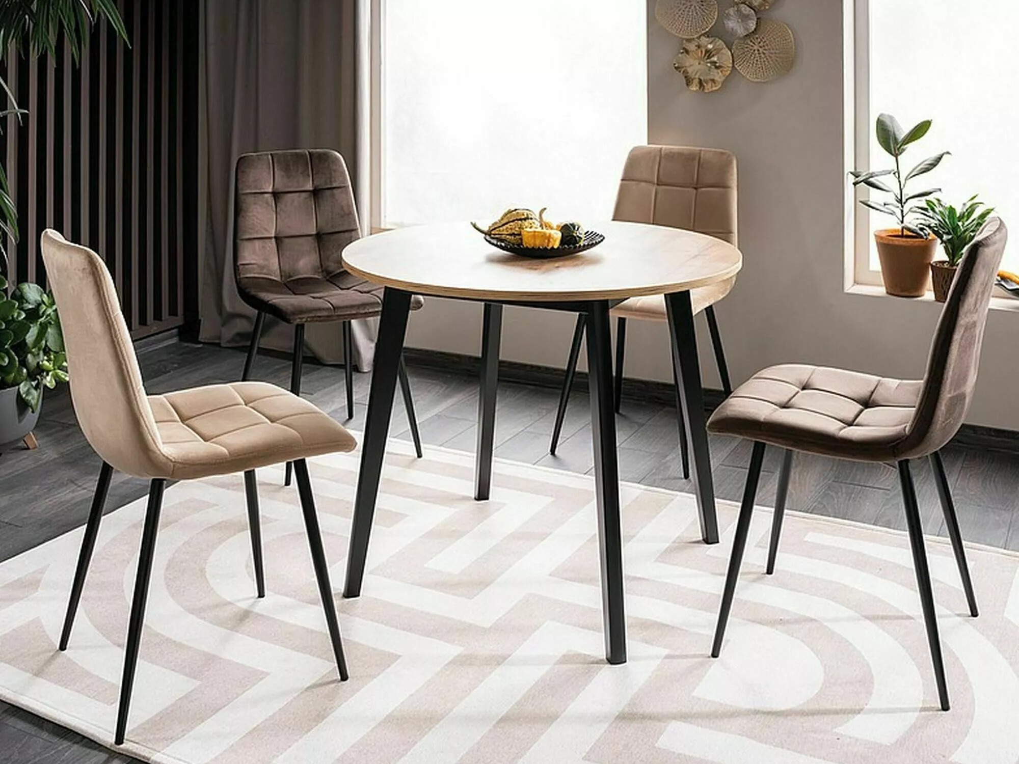 Chaise Detroit 755 (Bluvel 48)