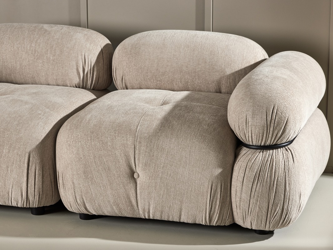 Canapé modulaire Evardale 103 (Beige + Noir)