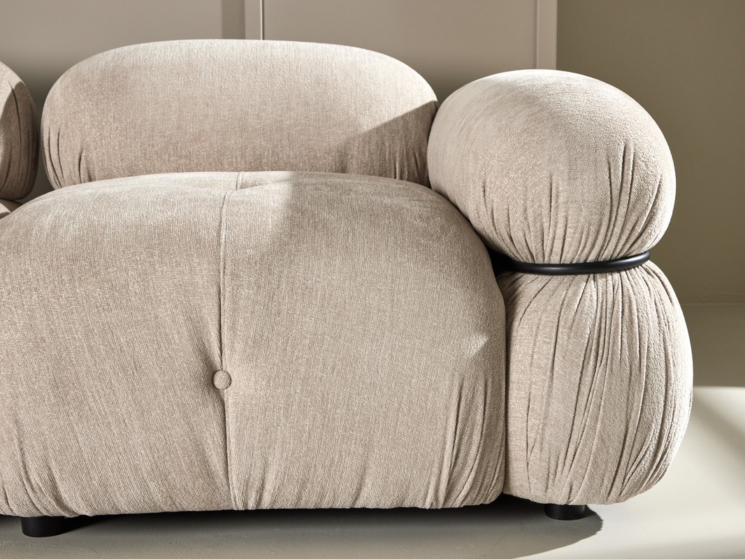 Canapé modulaire Evardale 103 (Beige + Noir)