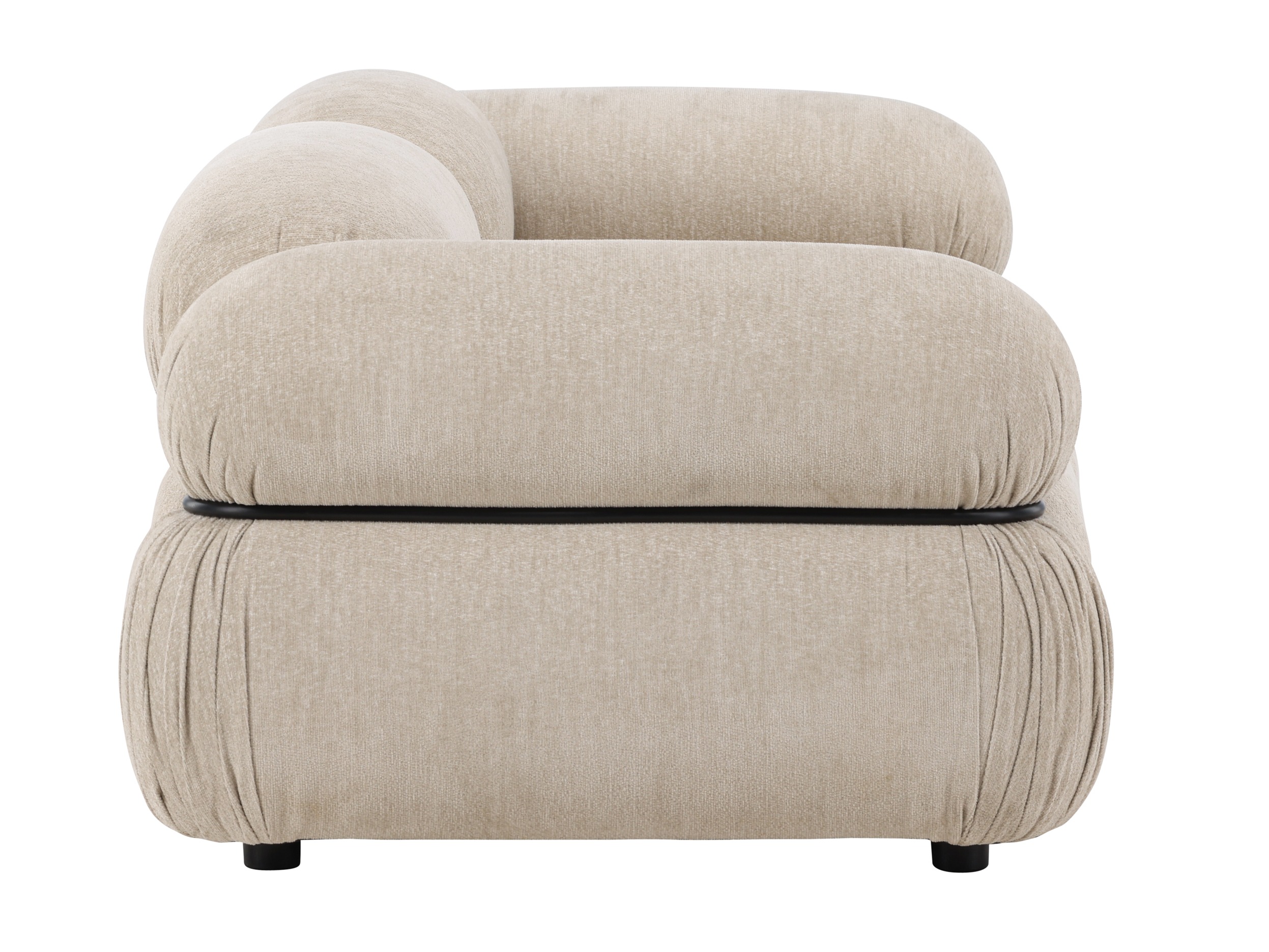 Canapé modulaire Evardale 103 (Beige + Noir)
