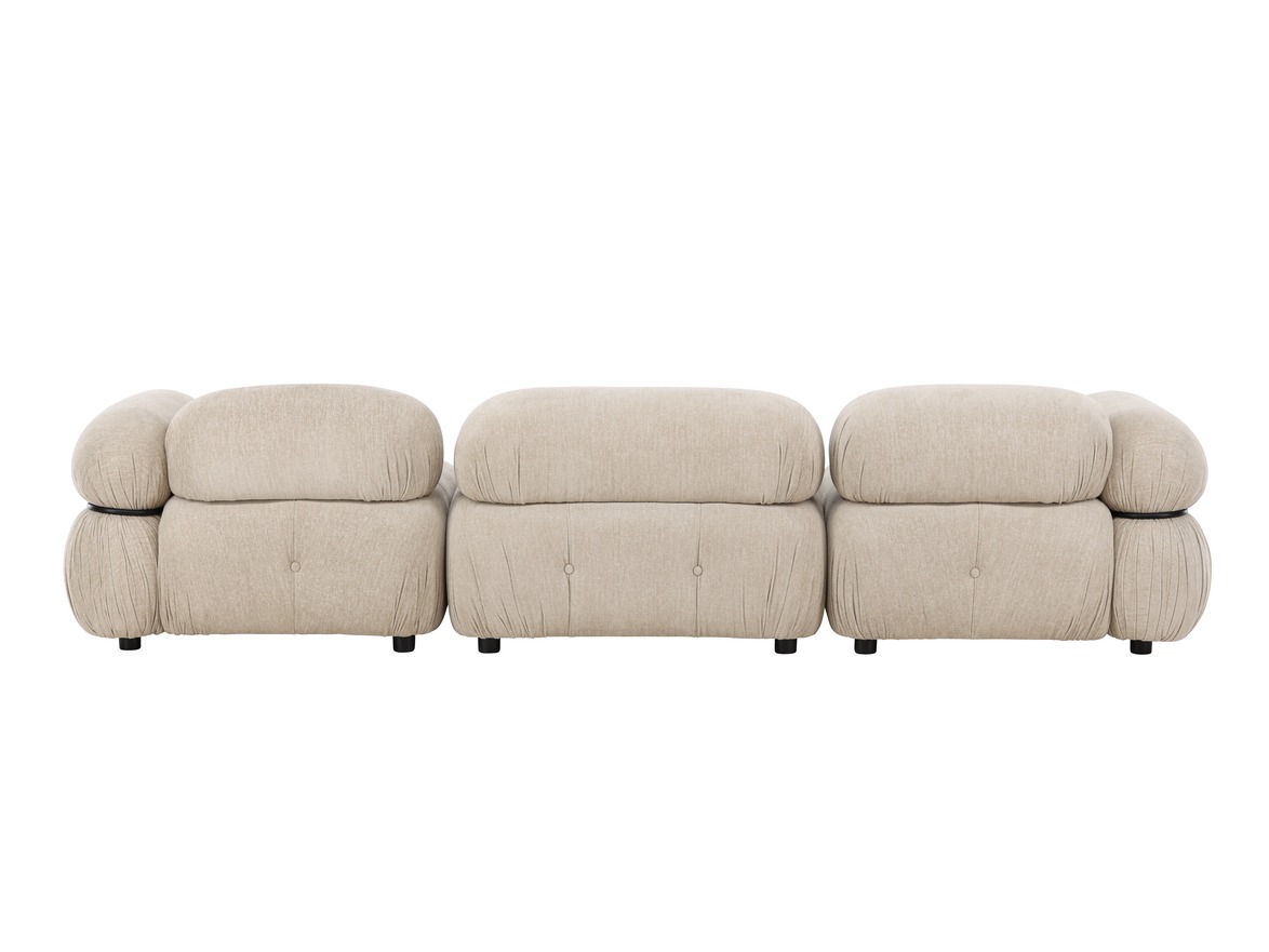 Canapé modulaire Evardale 104 (Beige + Noir)