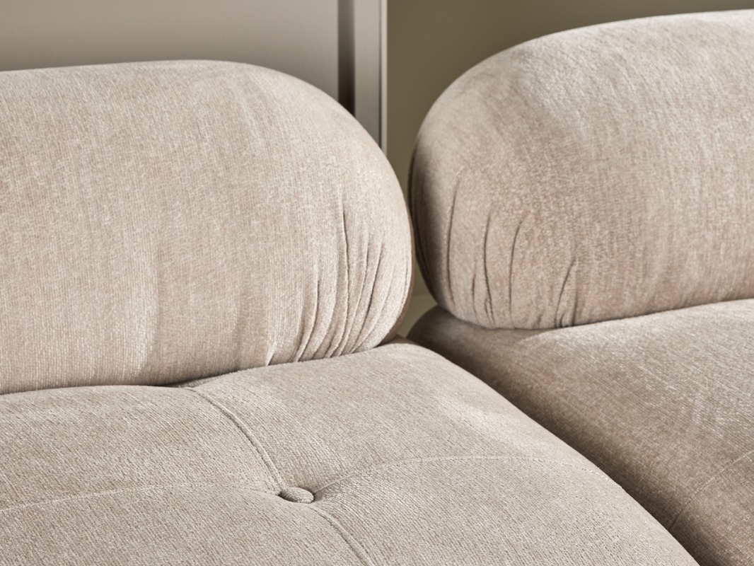 Canapé modulaire Evardale 104 (Beige + Noir)