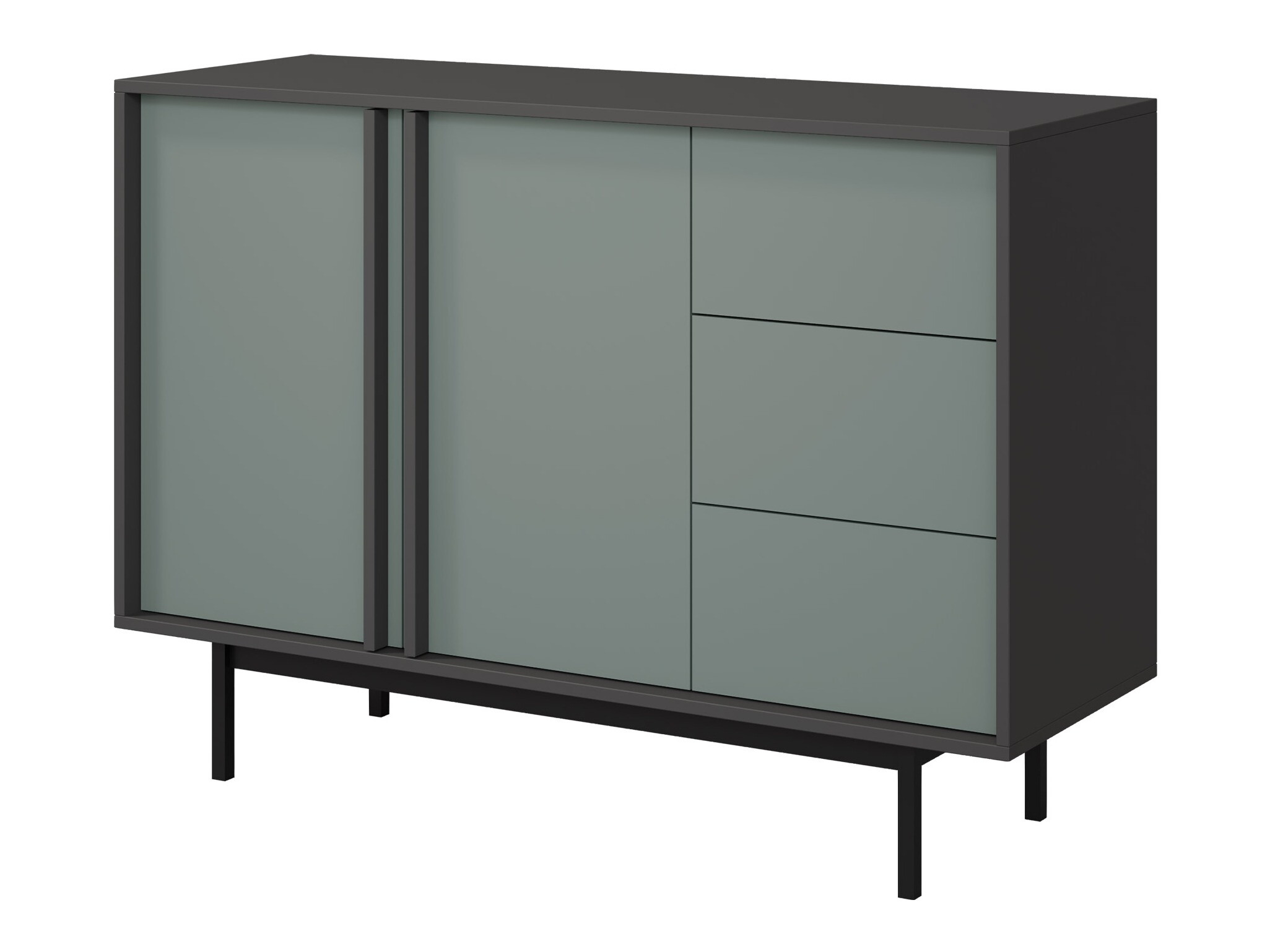 Commode Levali 106 (Vert poussiéreux)