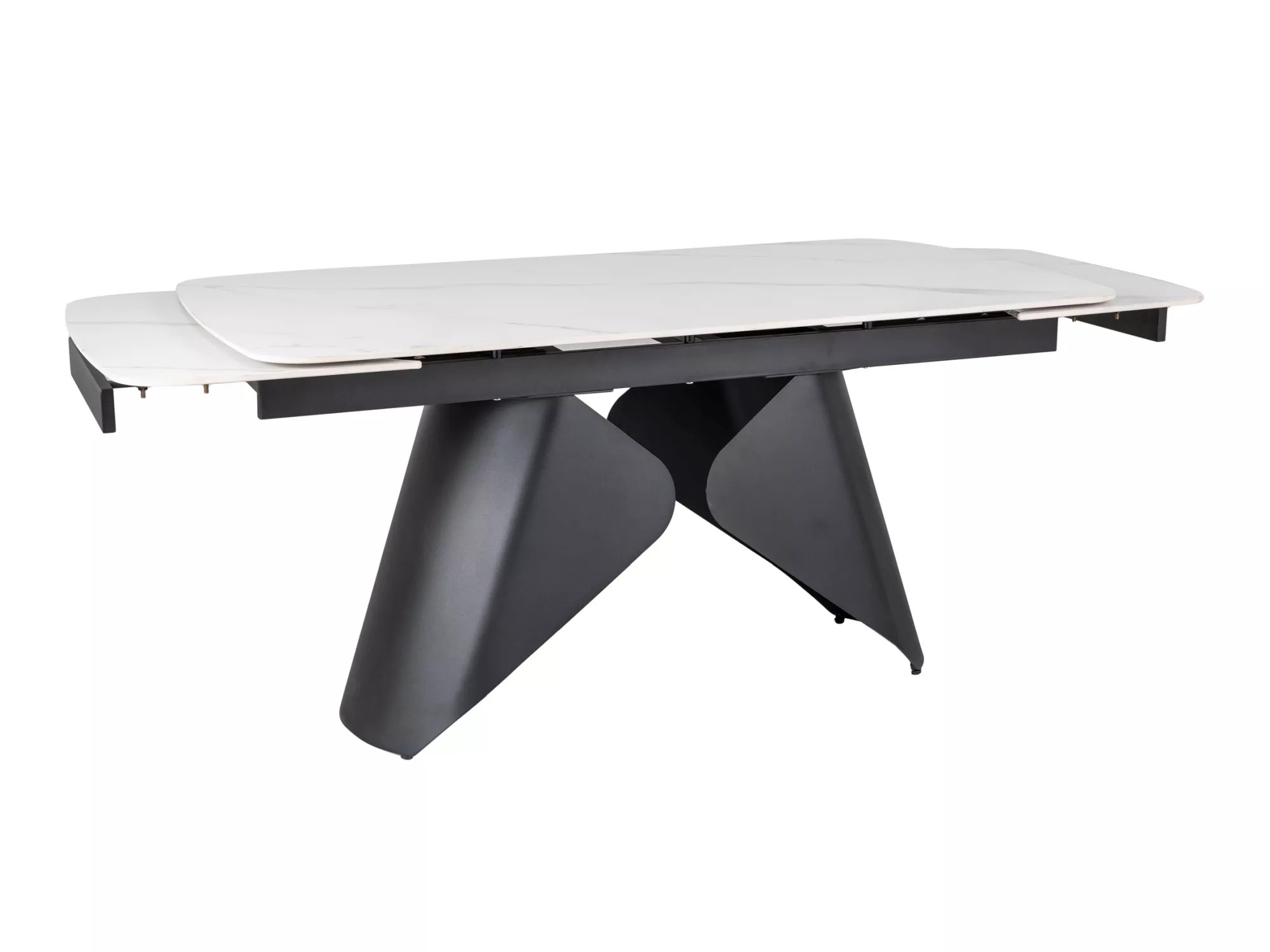 Table Detroit 757 (Marbre blanc + Noir)
