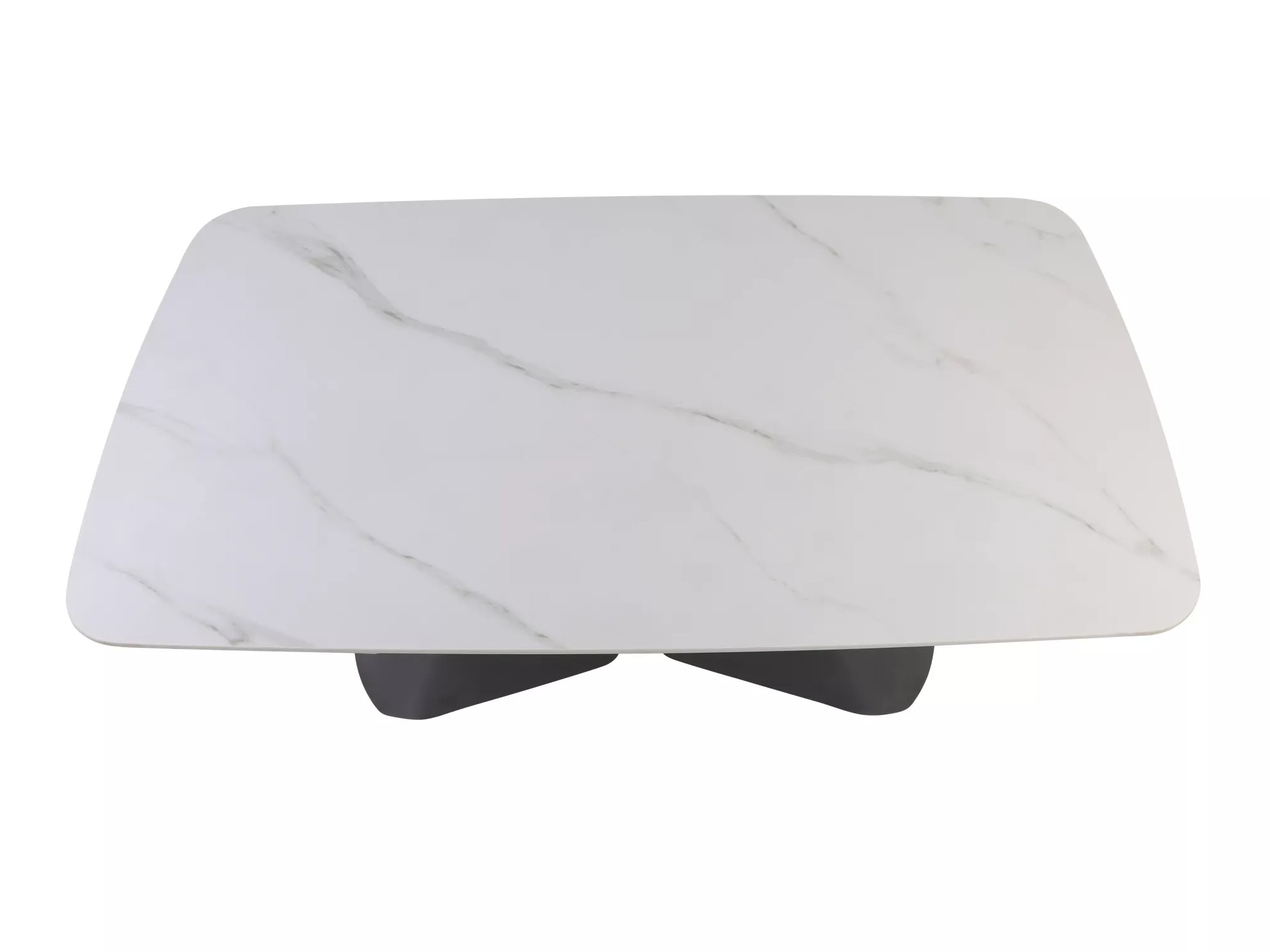 Table Detroit 757 (Marbre blanc + Noir)