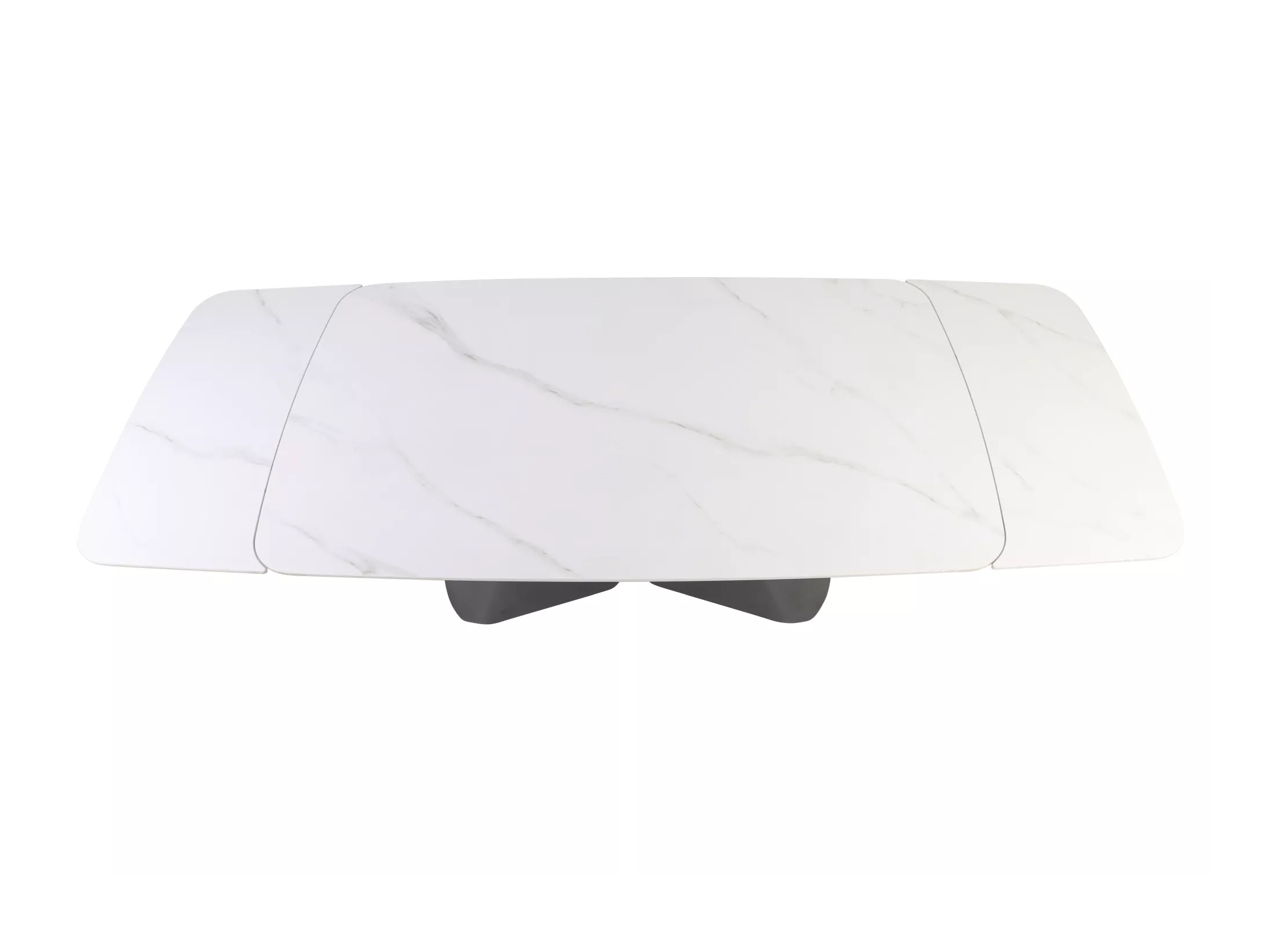 Table Detroit 757 (Marbre blanc + Noir)