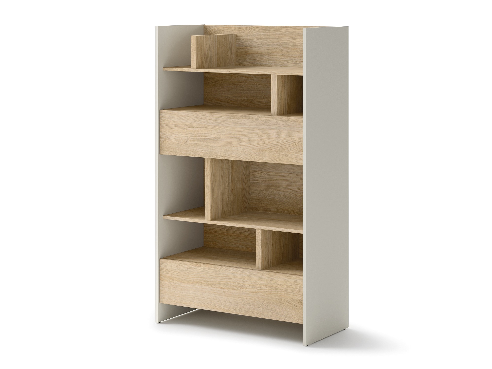 Étagère Concept Pro Lenart X (Cachemire + Chêne)