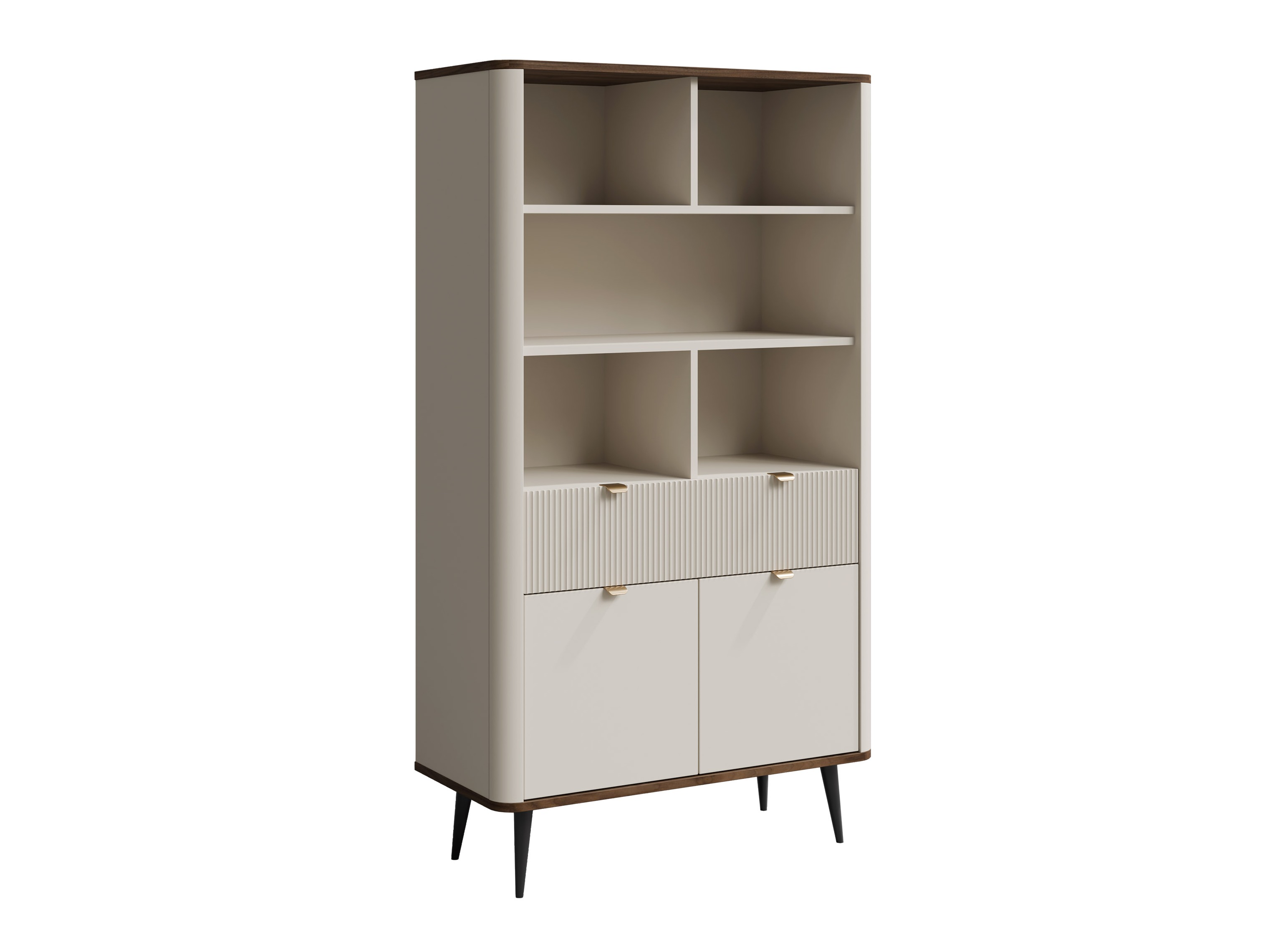 Étagère Lufela 108 (Cachemire + Noyer)