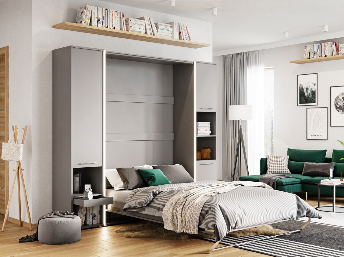 Lit escamotable Concept Pro Lenart III (Gris)