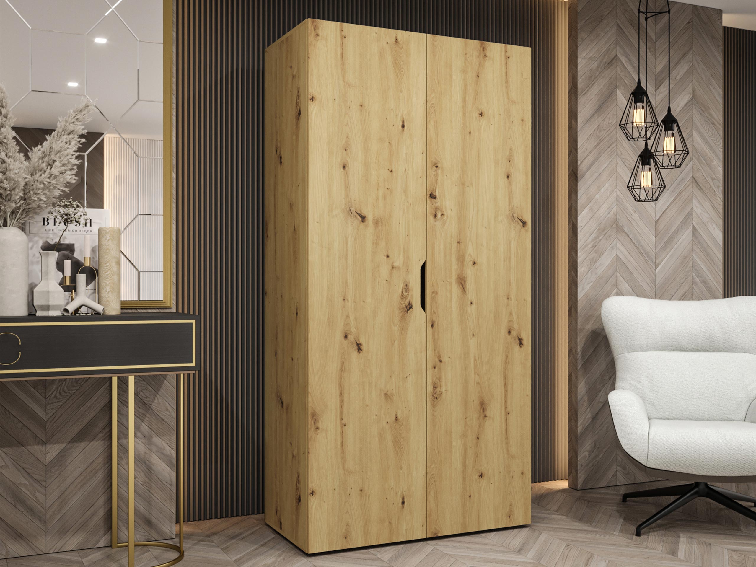 Armoire Hartford 509 (Chêne Artisan)