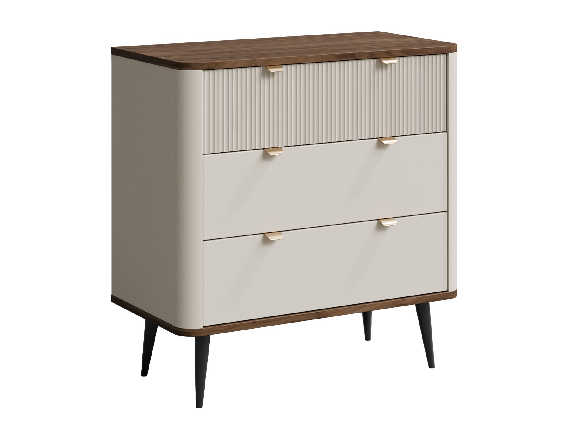 Commode Lufela 110 (Cachemire + Noyer)