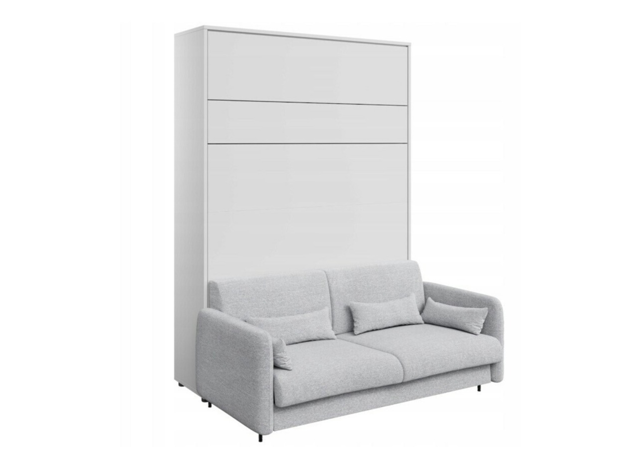 Lit escamotable Concept Pro Lenart VII (Blanc + Gris)