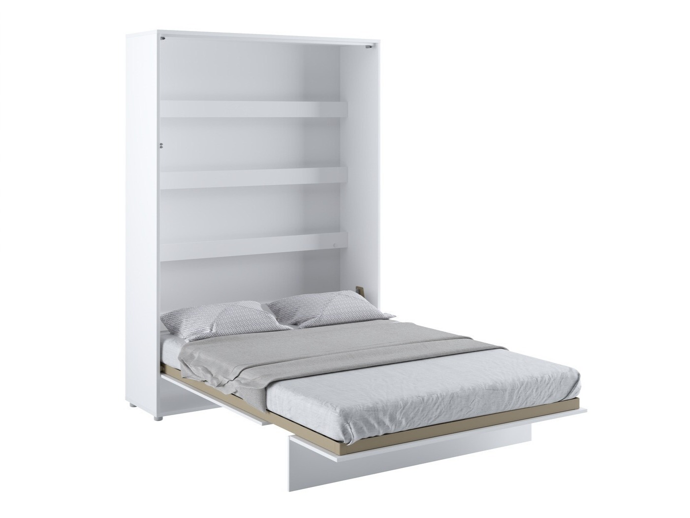 Lit escamotable Concept Pro Lenart VII (Blanc + Gris)