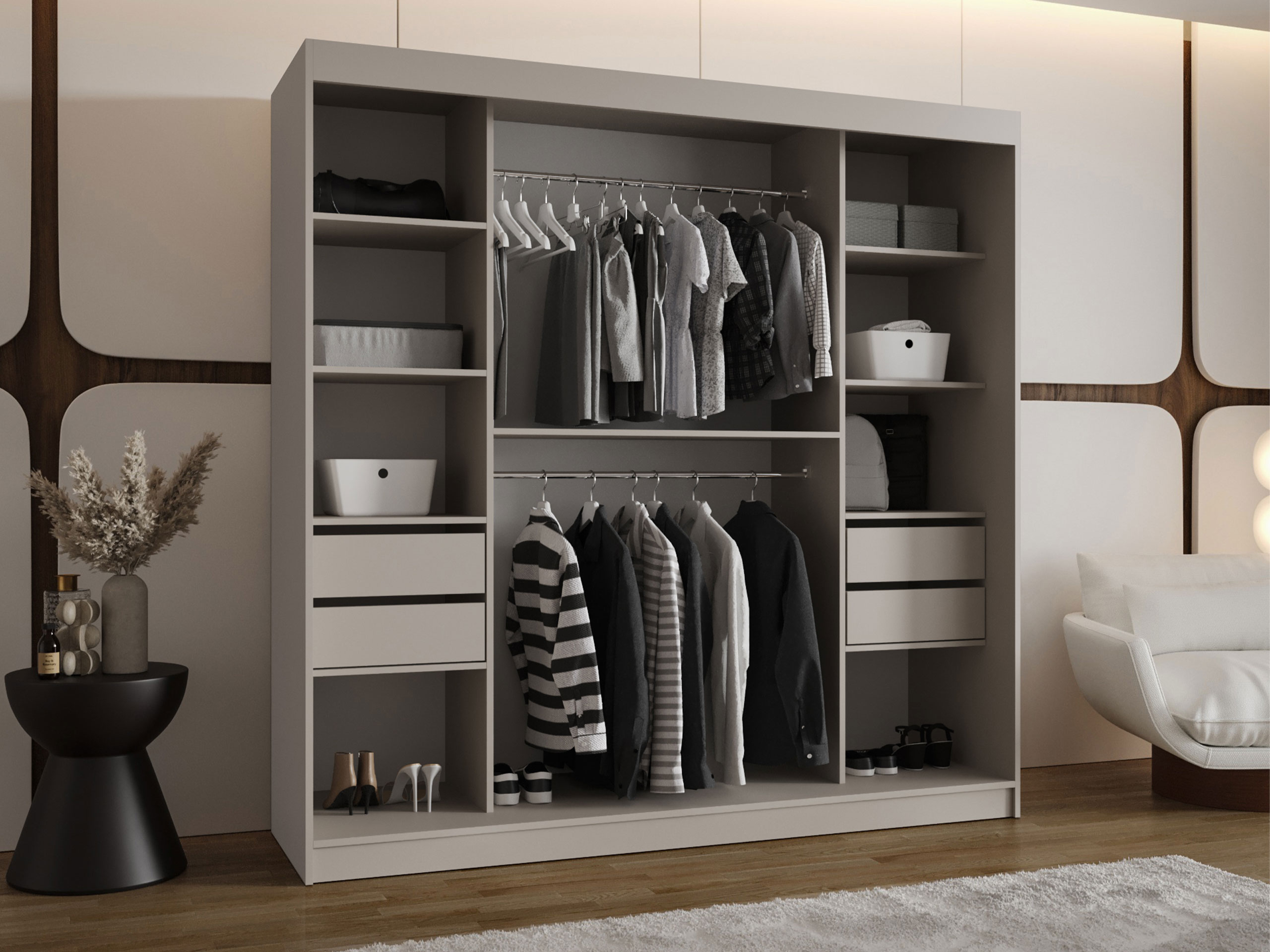 Armoire Hartford 521 (Noir)