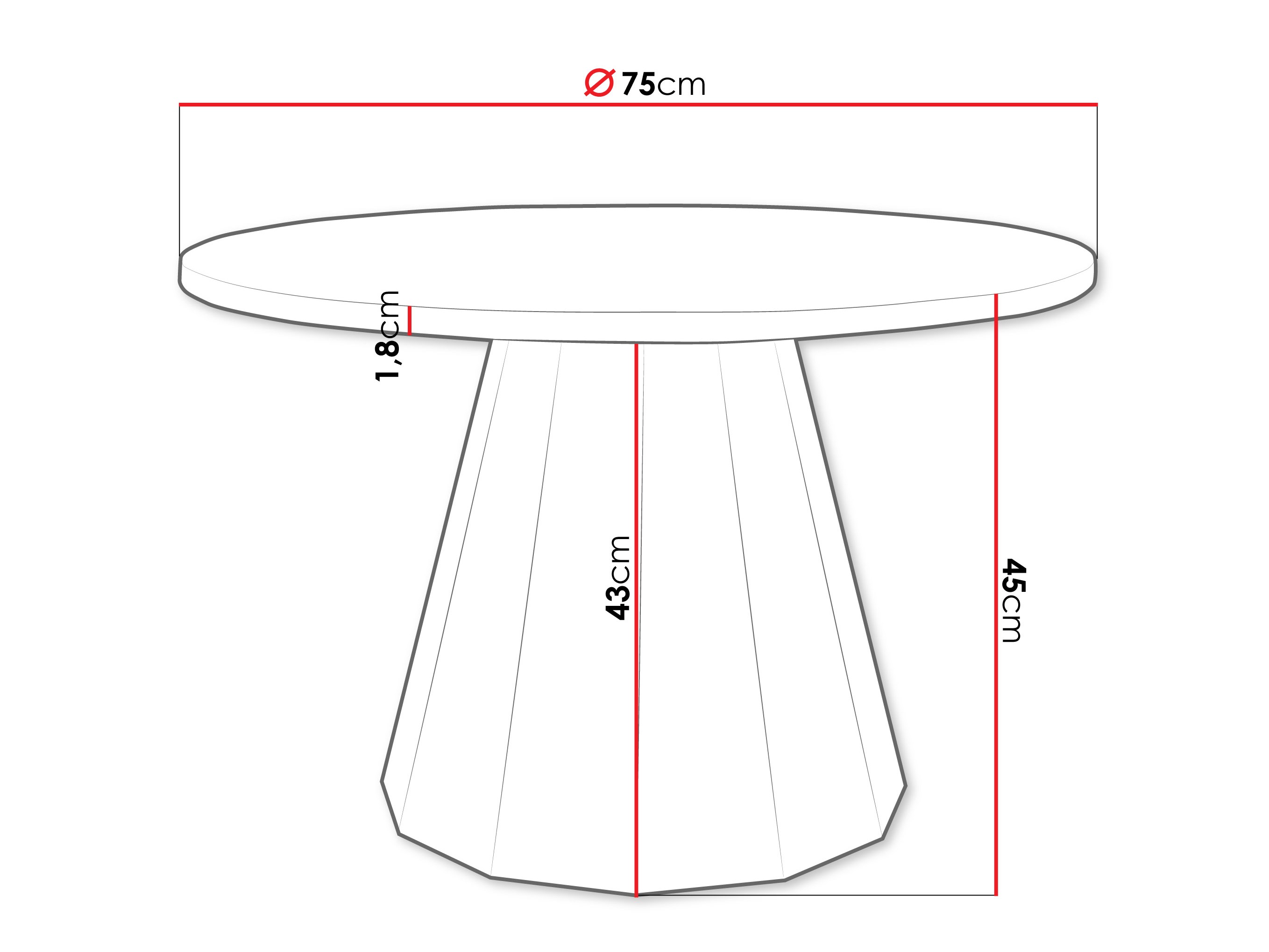 Table basse Oswego 139 (Noir + Chêne)