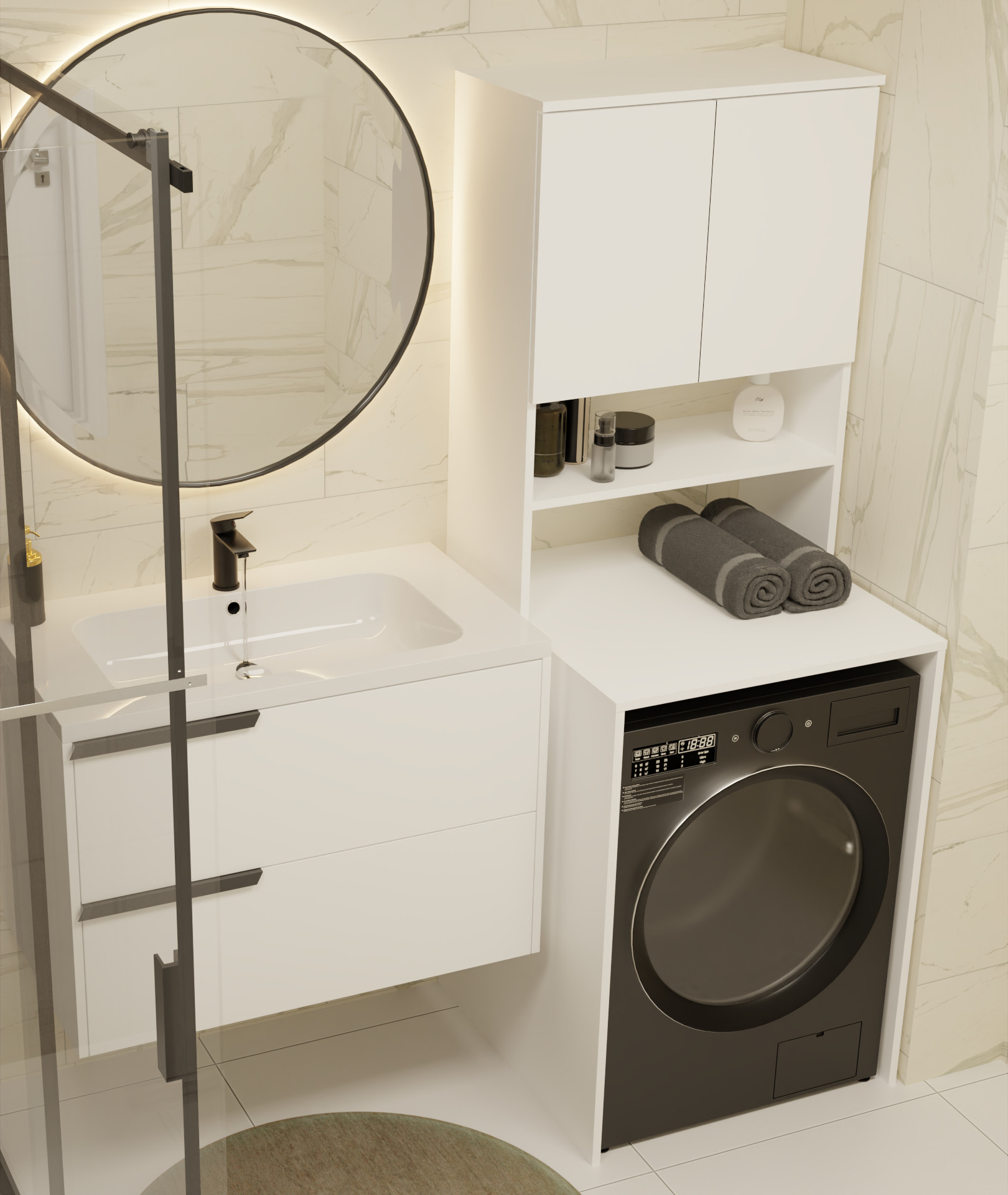 Colonne de salle de bain Balelbo 107