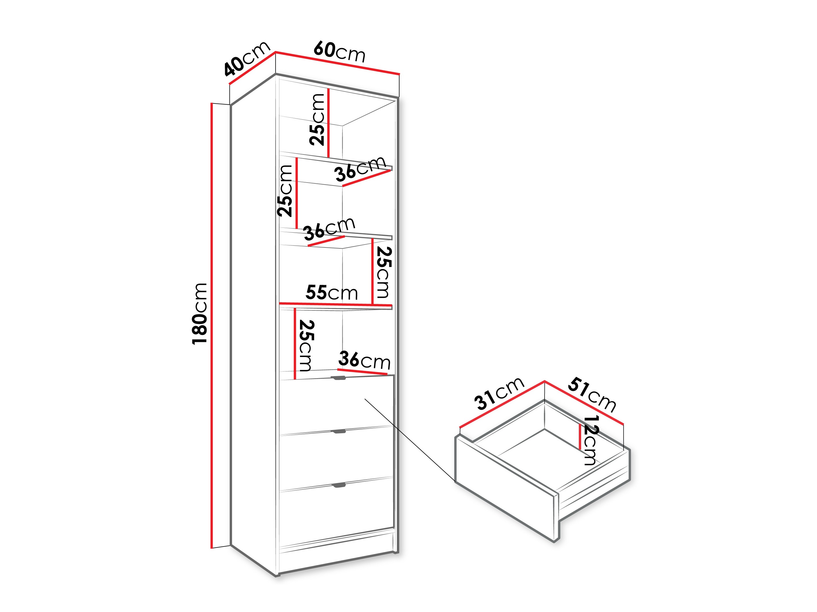 Étagère Comfivo Papilio (Beige)