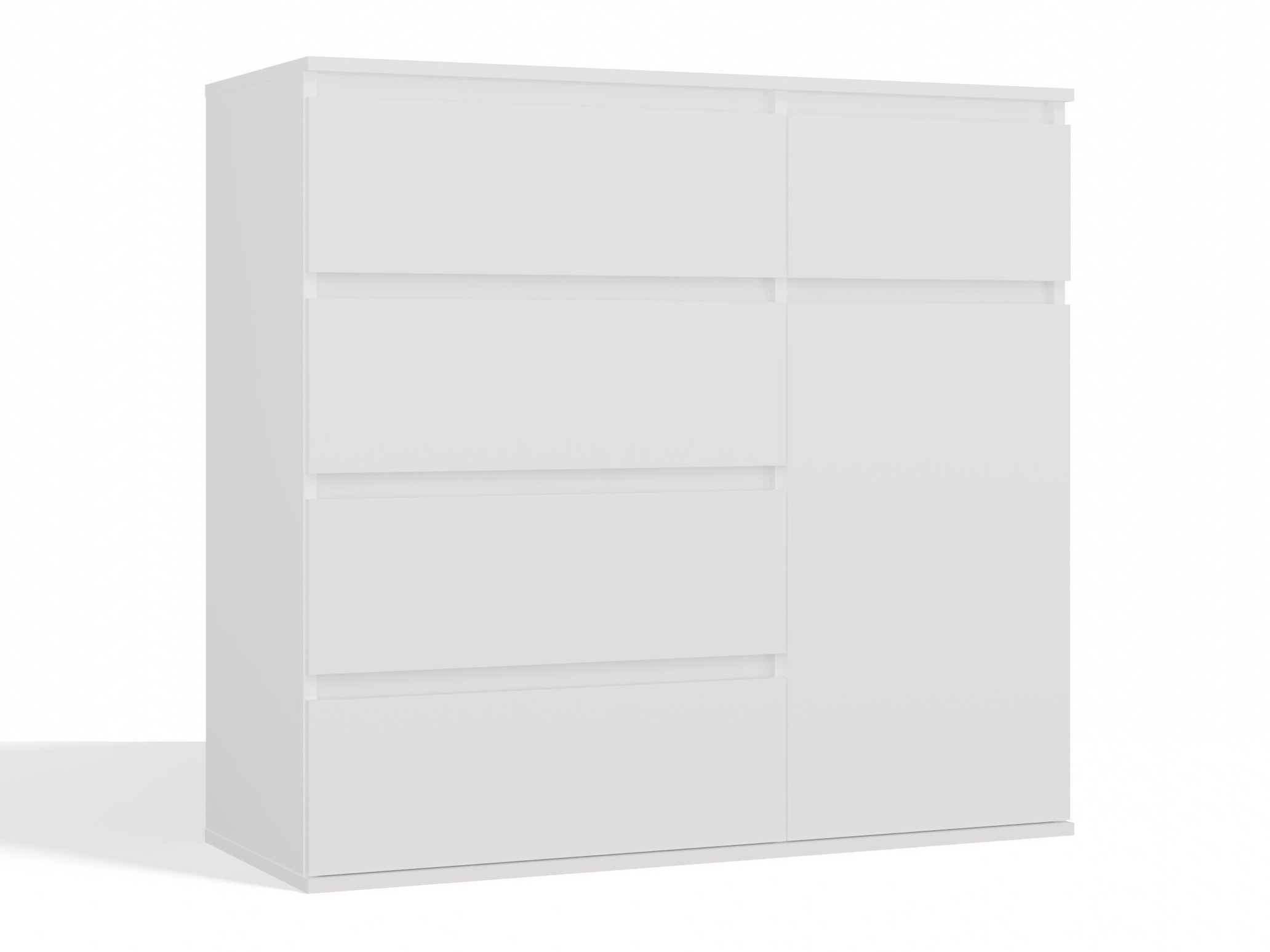 Commode Elbvelu 136 (Blanc)