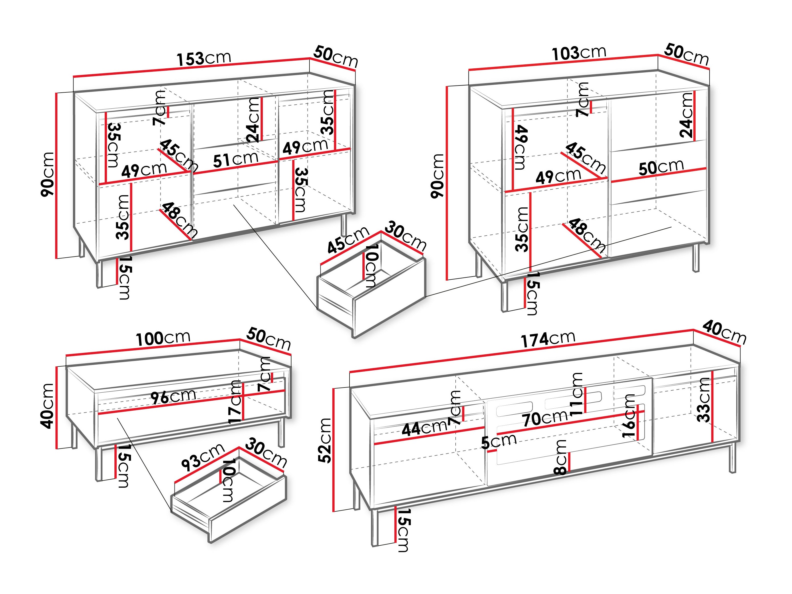 Ensemble de salon Comfivo Delruva III (Blanc)