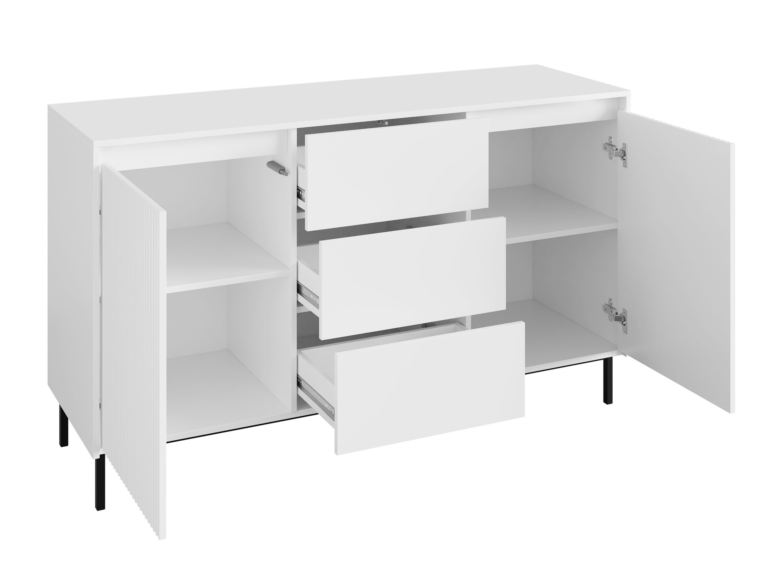Ensemble de salon Comfivo Delruva III (Noir)