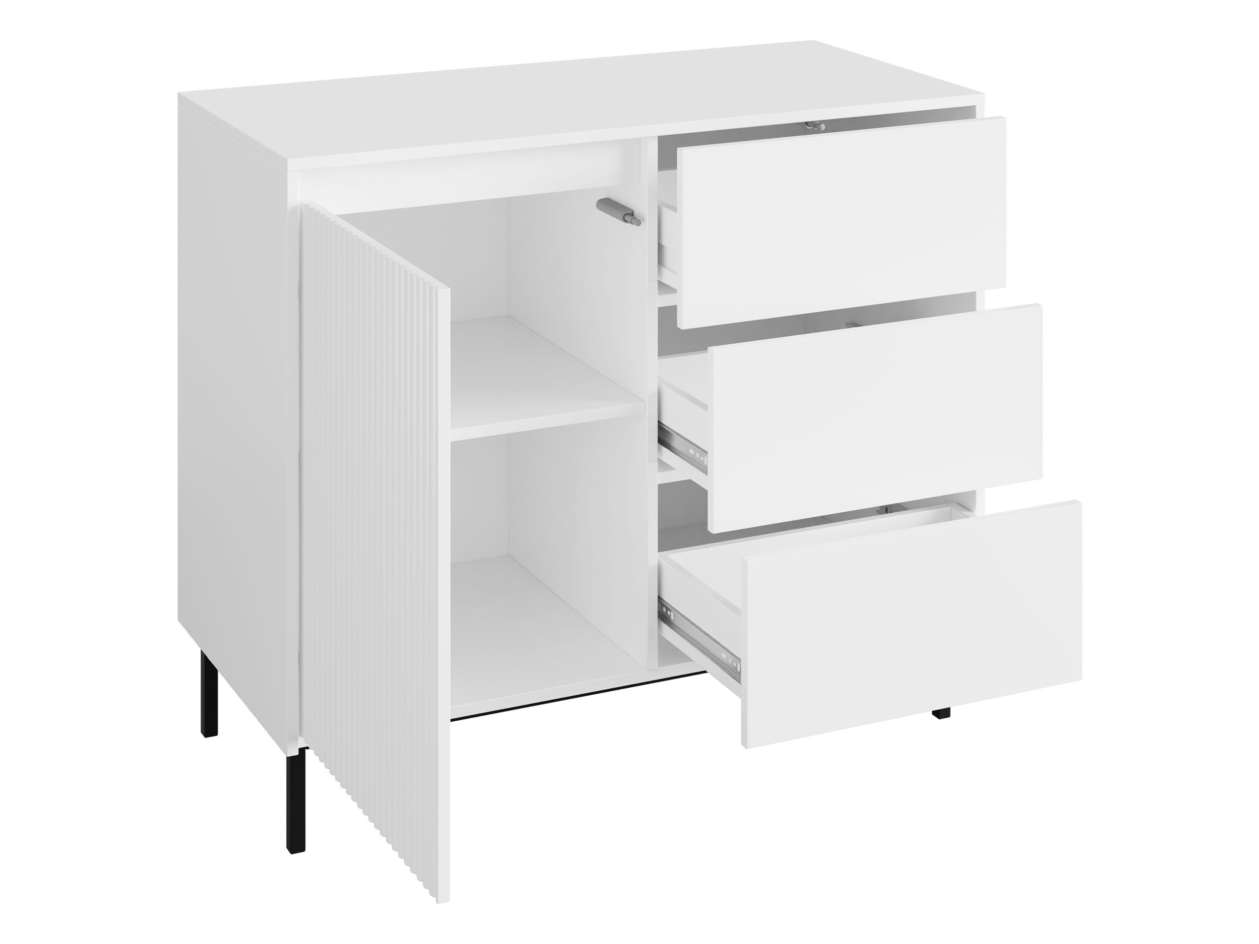Ensemble de salon Comfivo Delruva IV (Noir)
