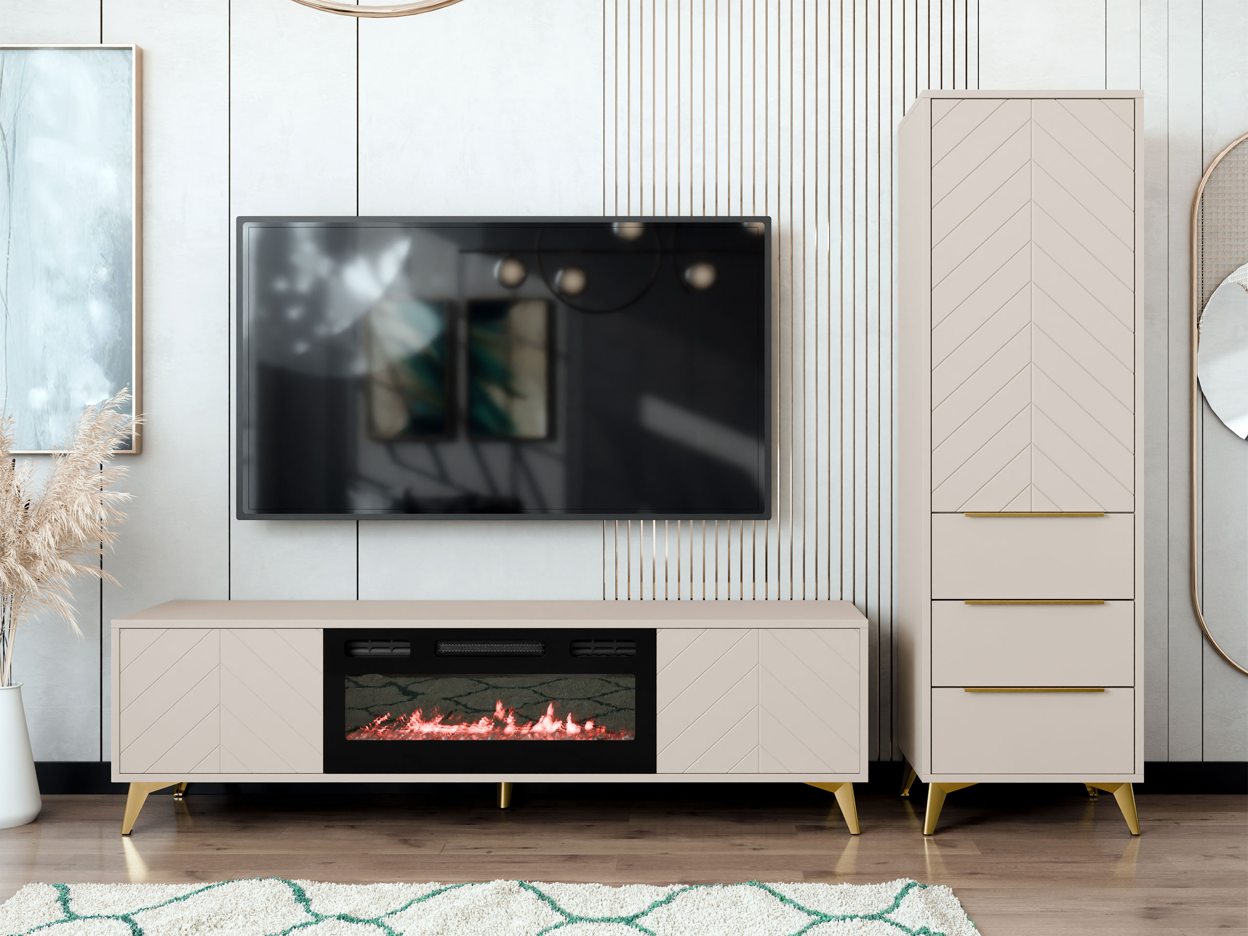 Ensemble de salon Comfivo Citrus III